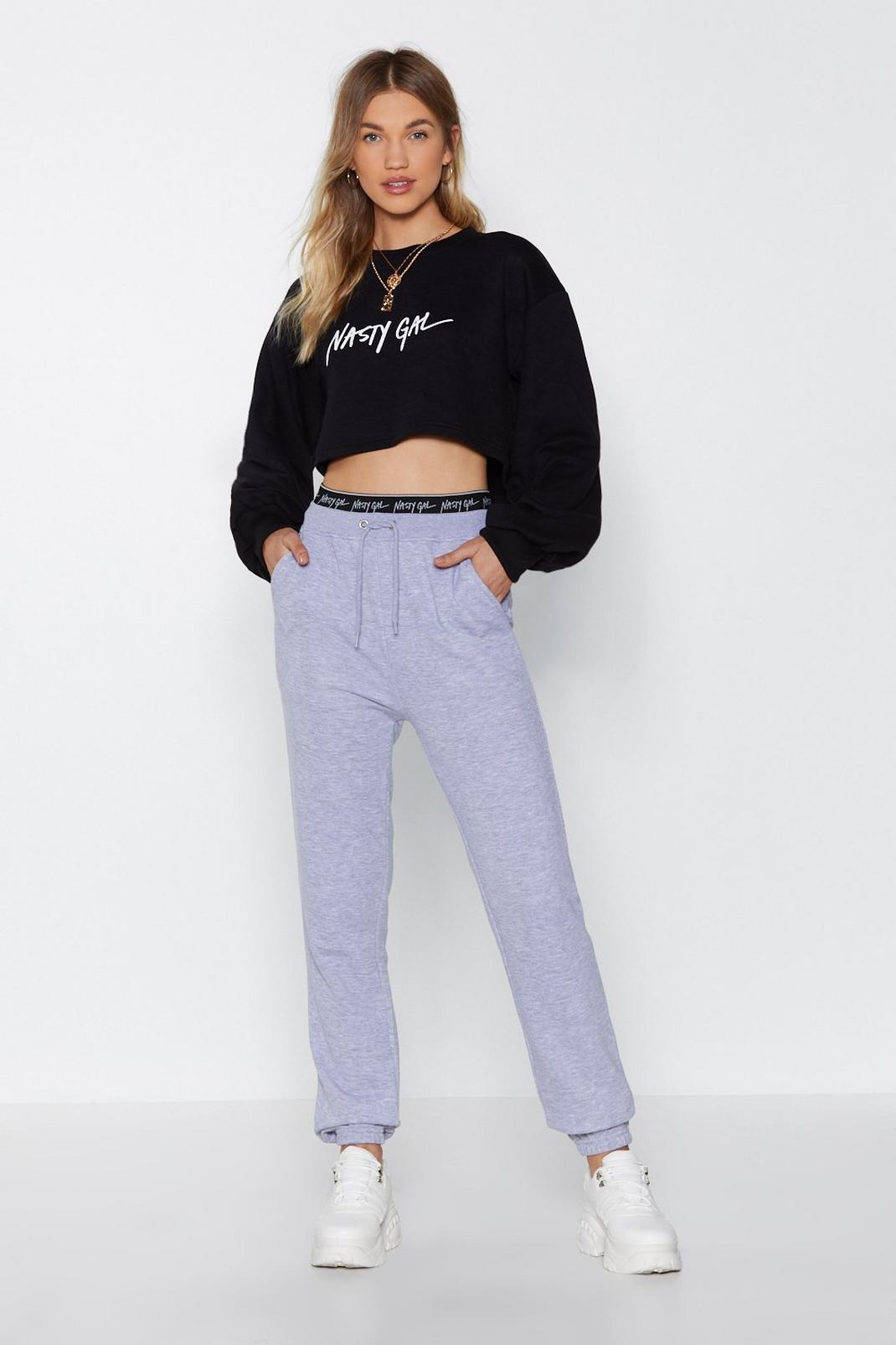 Nasty Gal Word on the Street Relaxed Joggers image number 1