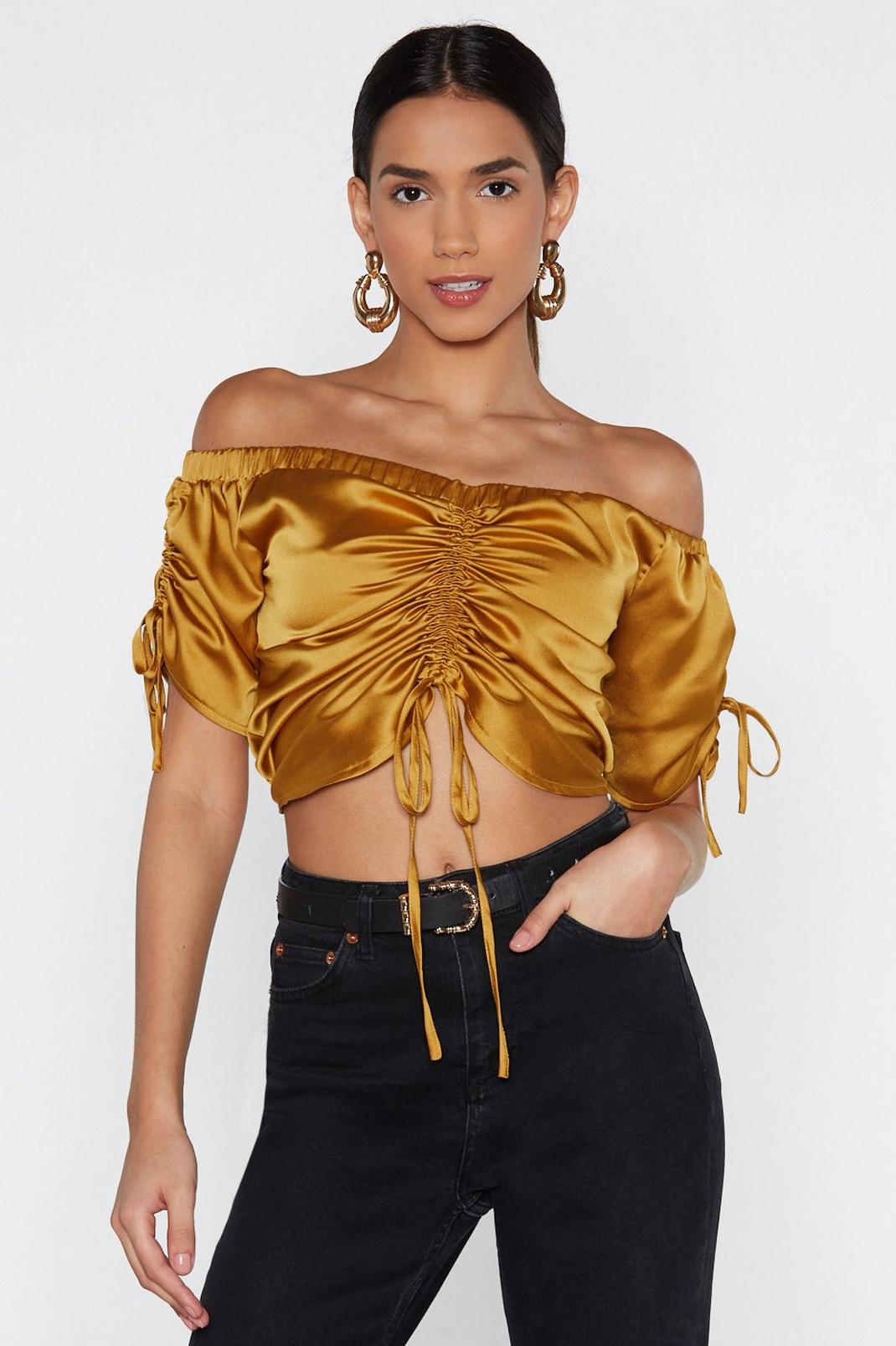 Party Favor Satin Top image number 1