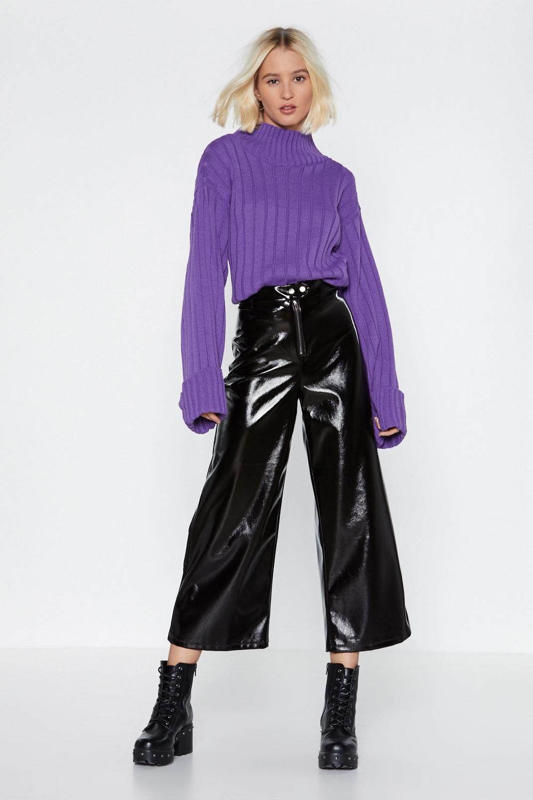 One Vinyl Thing Zip Culottes image number 1
