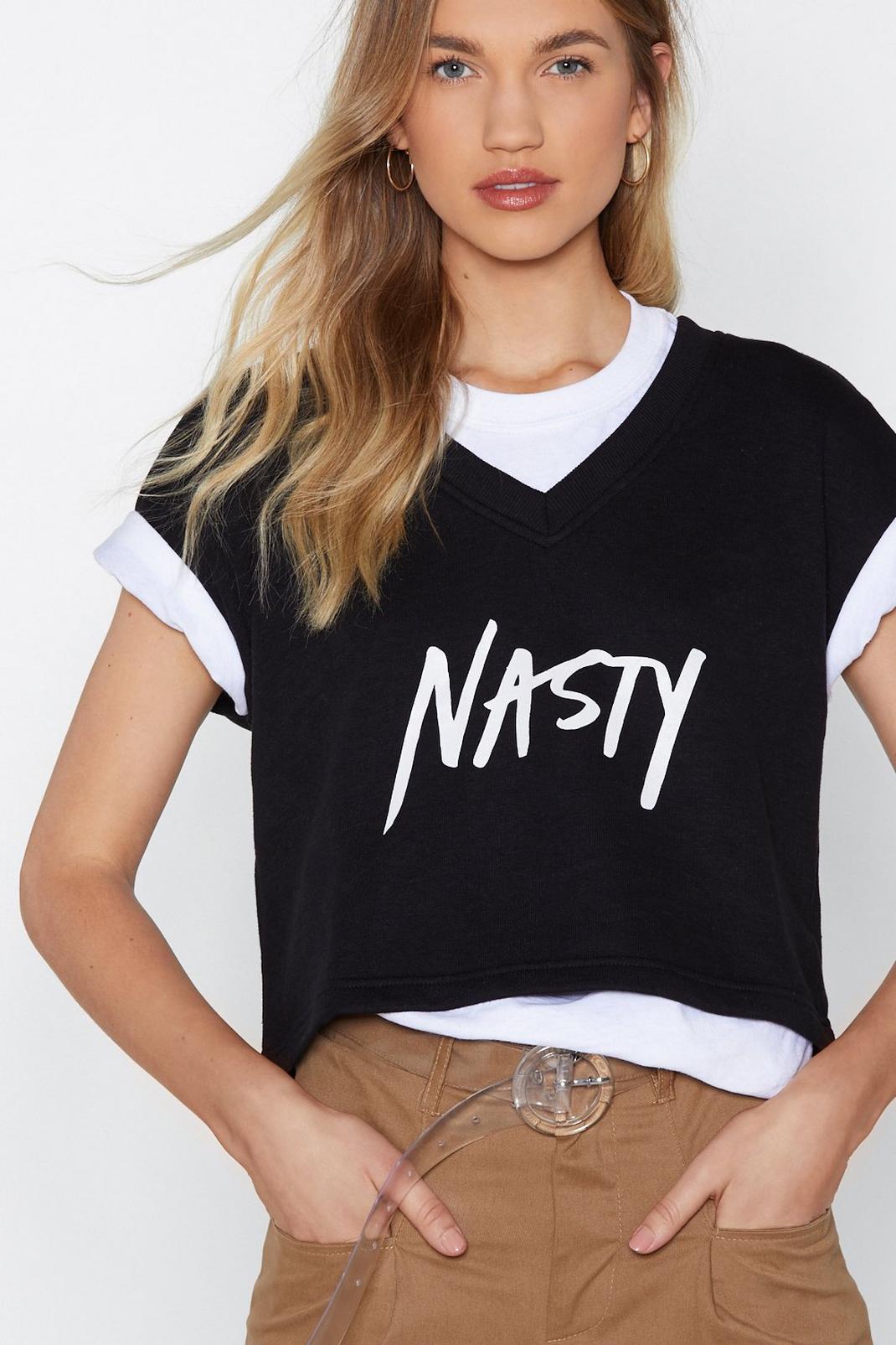Nasty Gal You Heard Cropped Tee image number 1