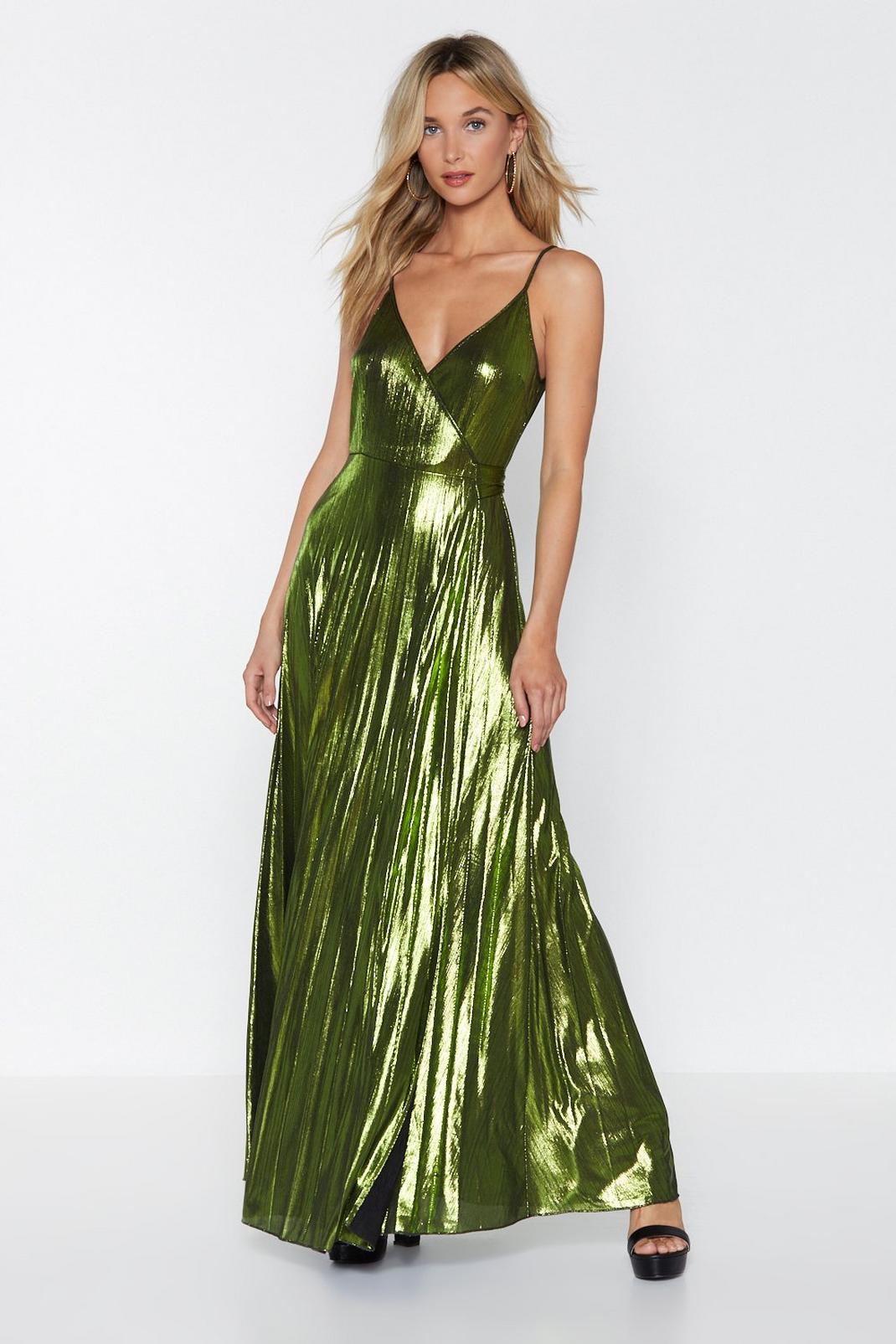 Party On Metallic Dress image number 1
