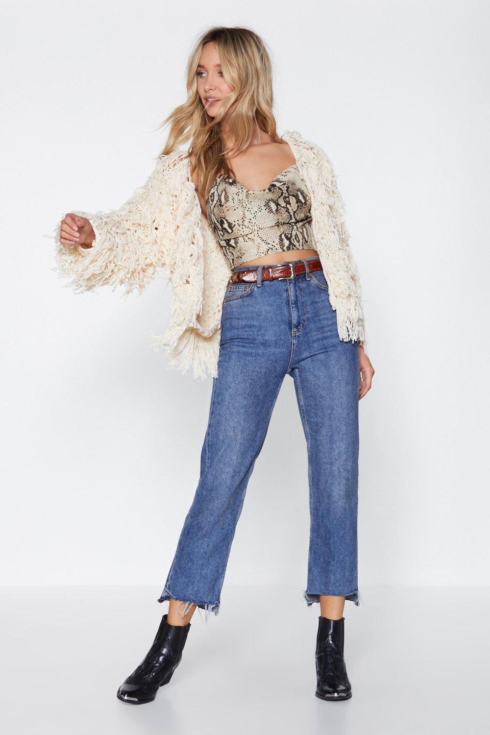 Shaggy hot sale cardigan outfit