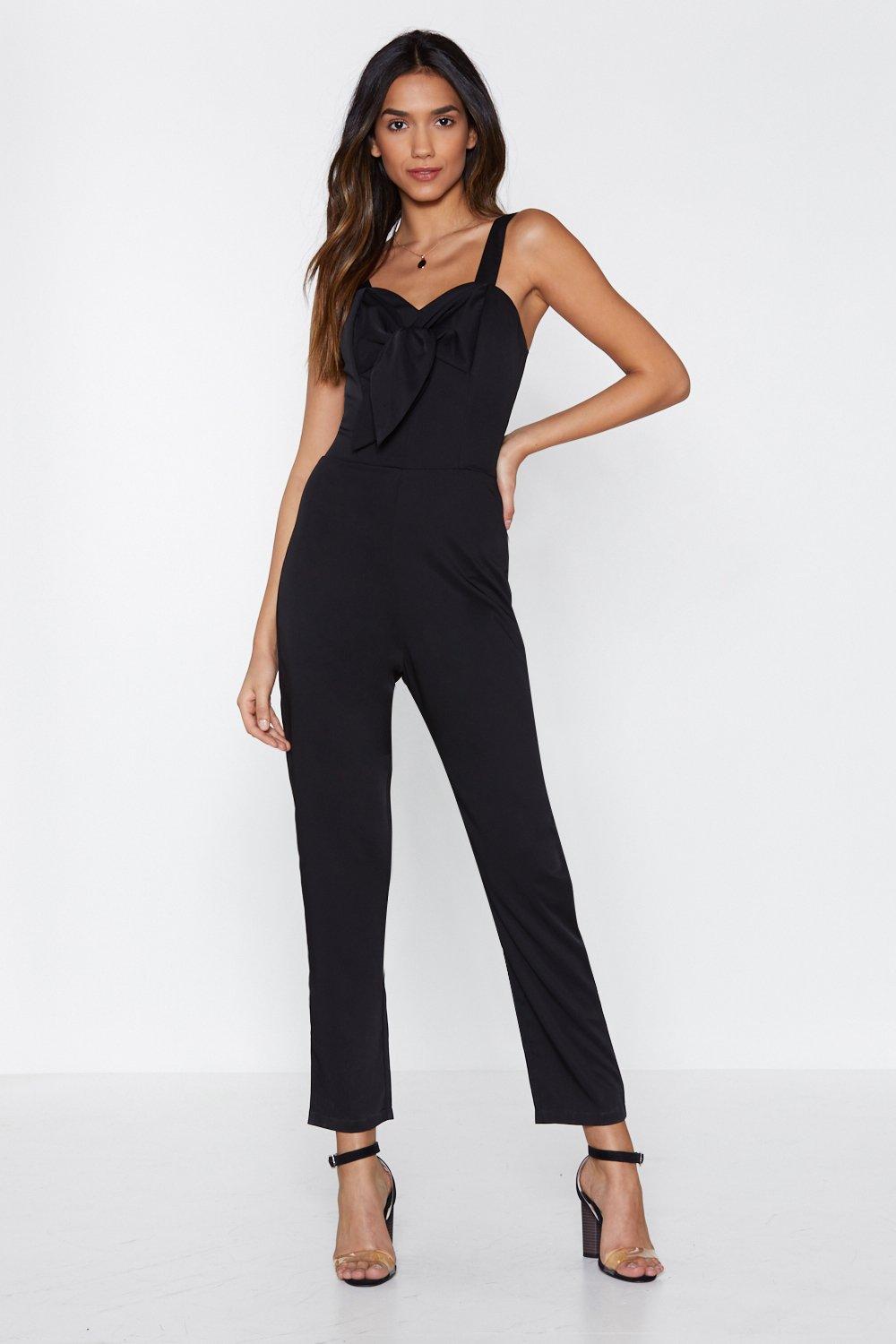 black sweetheart jumpsuit