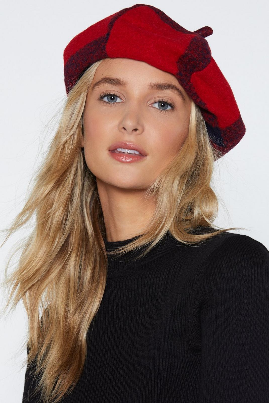 Can't Get You Out of My Head Wool Beret image number 1