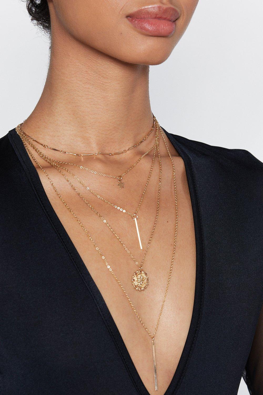Fine deals layered necklace