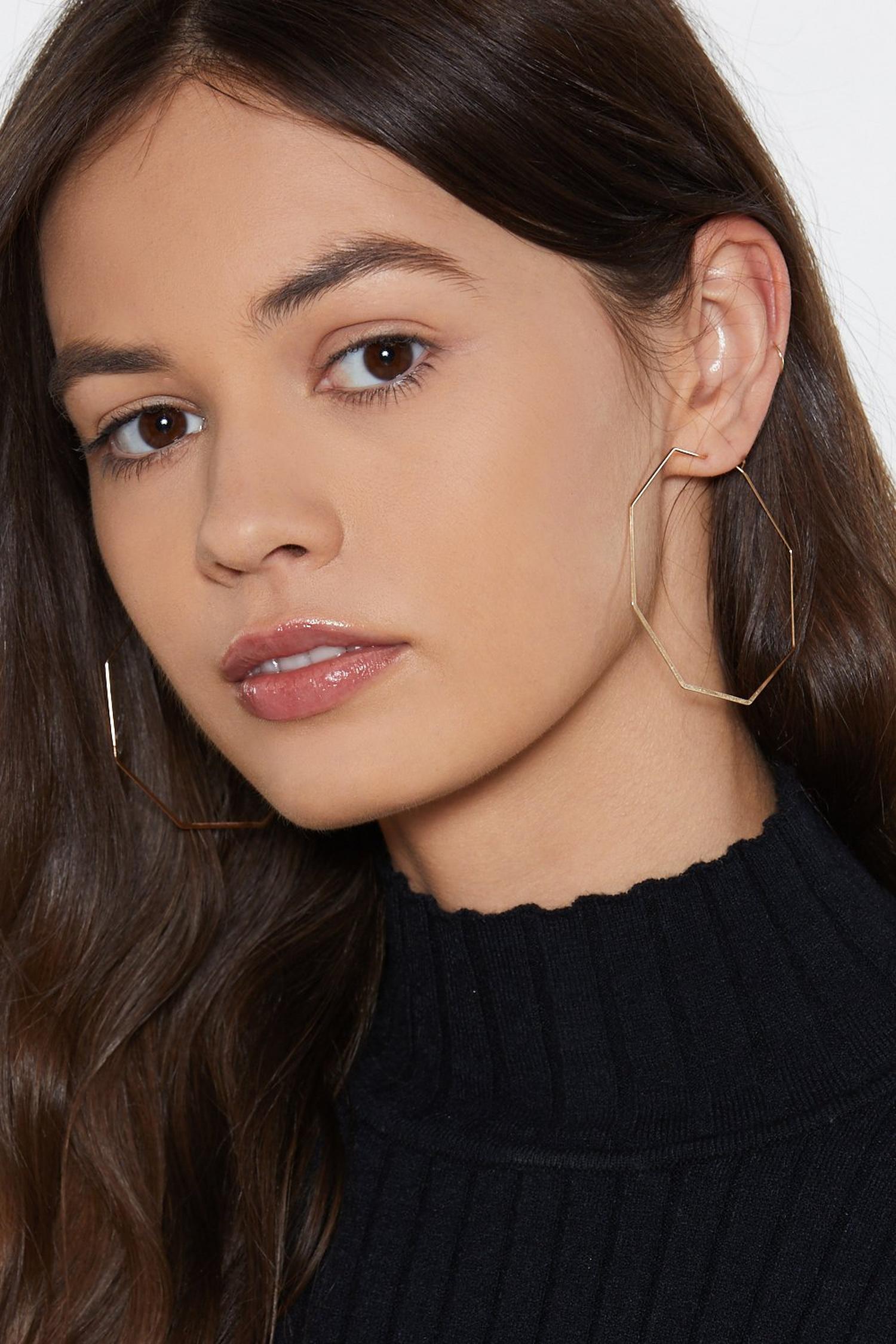 Get 'Em Before They're Octagon Earrings | Nasty Gal