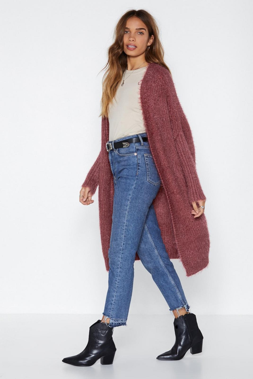 And Don't Fluff It Up Longline Cardigan image number 1