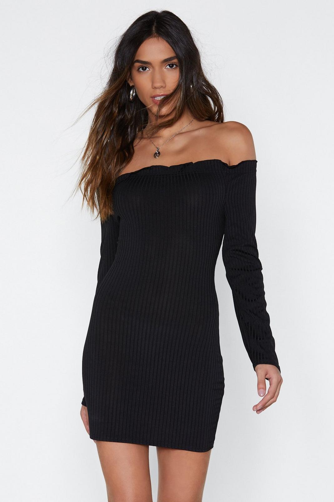 Totally into It Off-the-Shoulder Dress image number 1