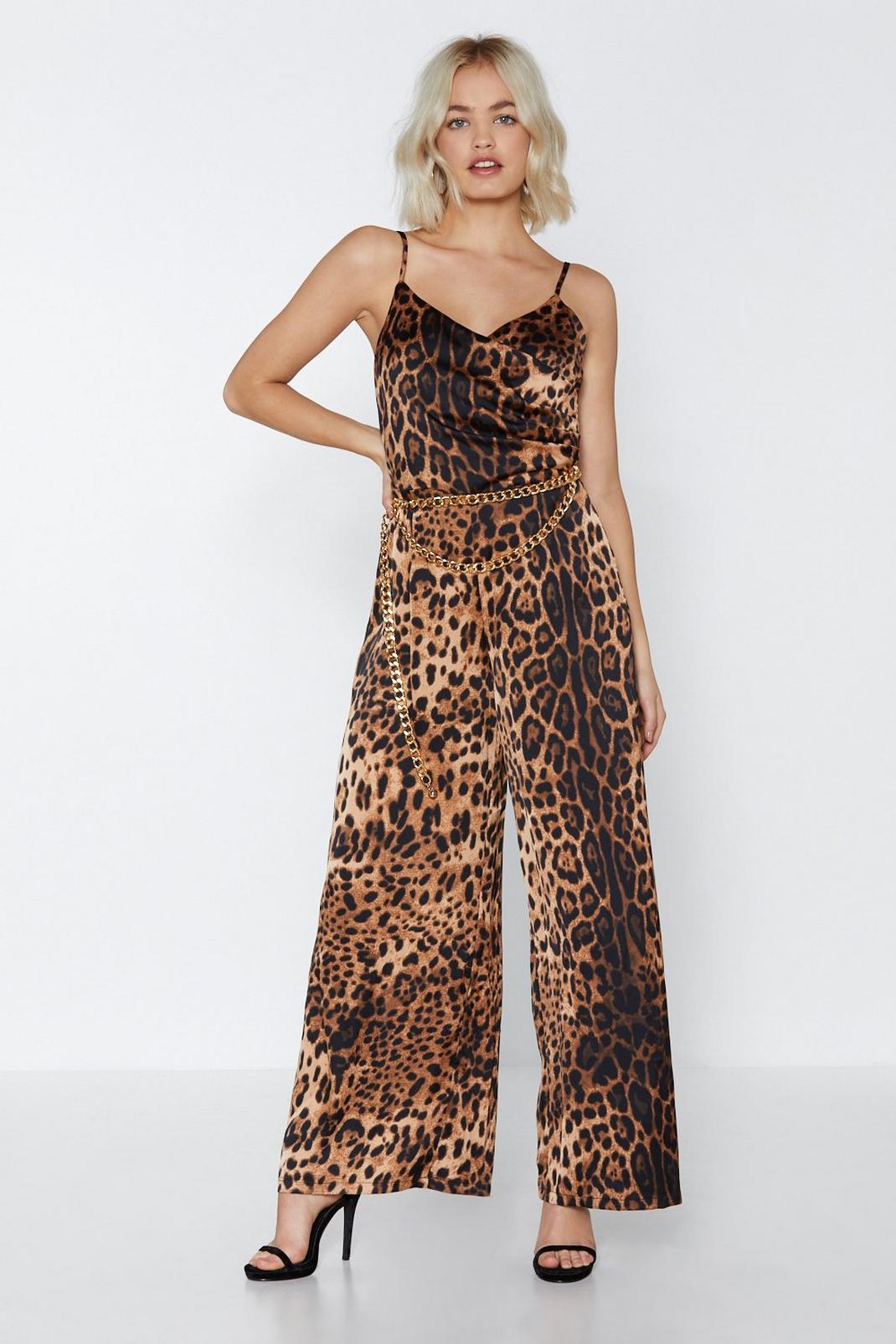 Party Animal Leopard Jumpsuit | Nasty Gal