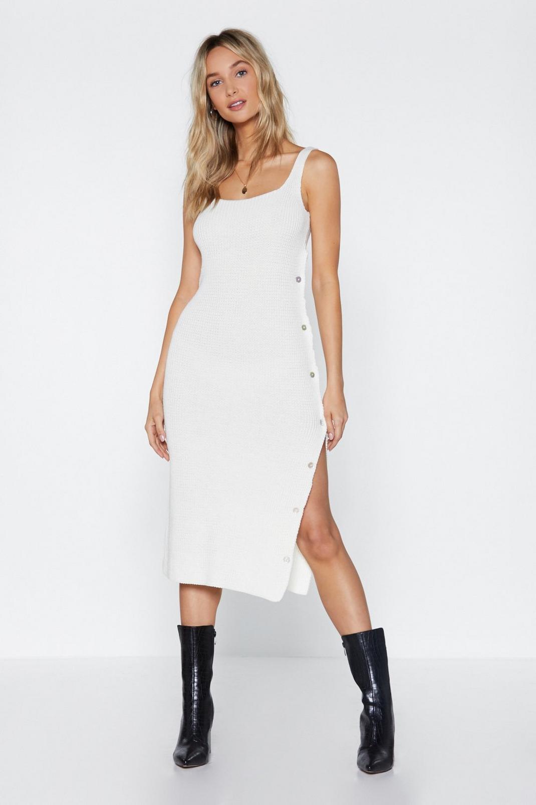 Knit Right There Midi Dress image number 1
