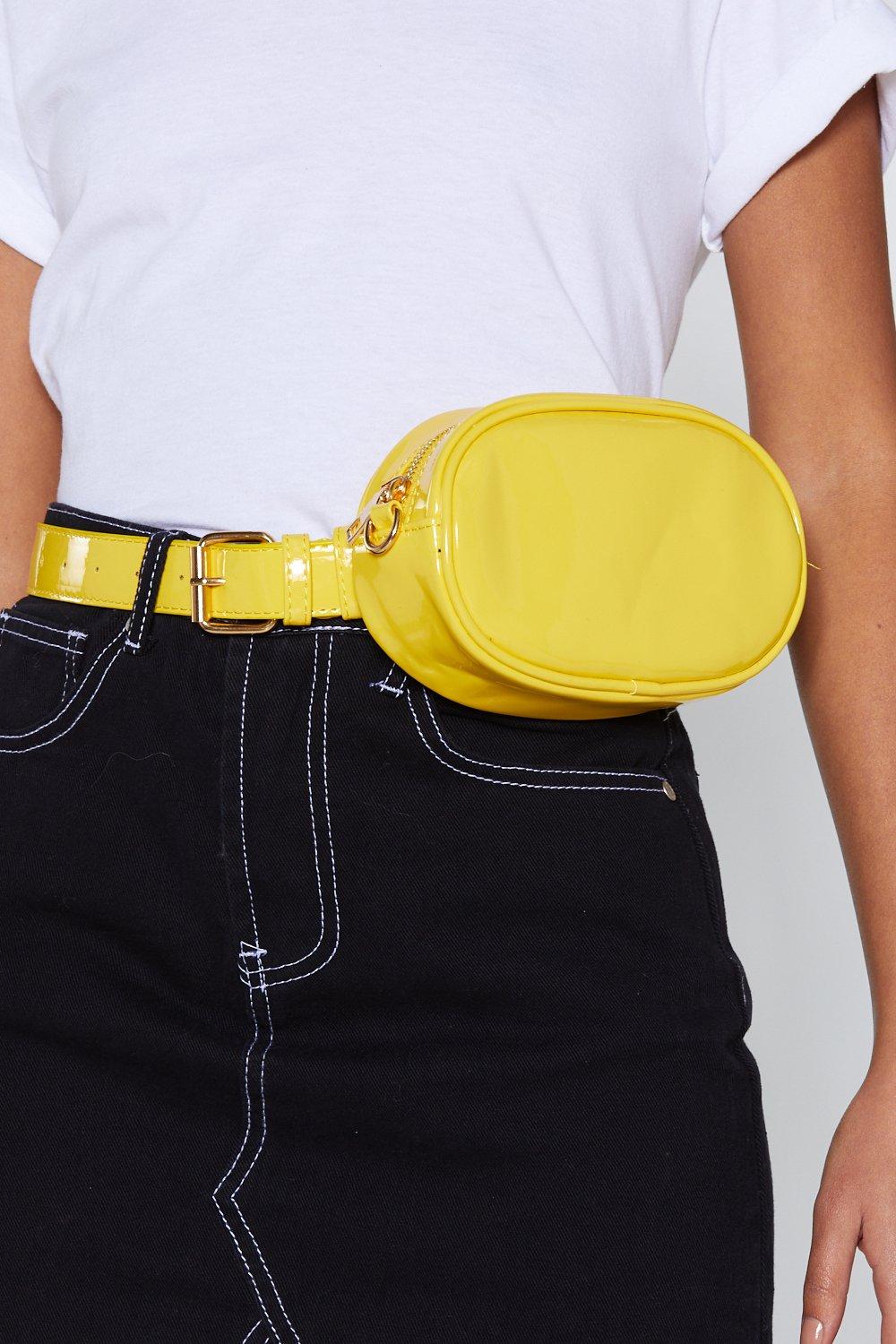 Vinyl belt bag outlet