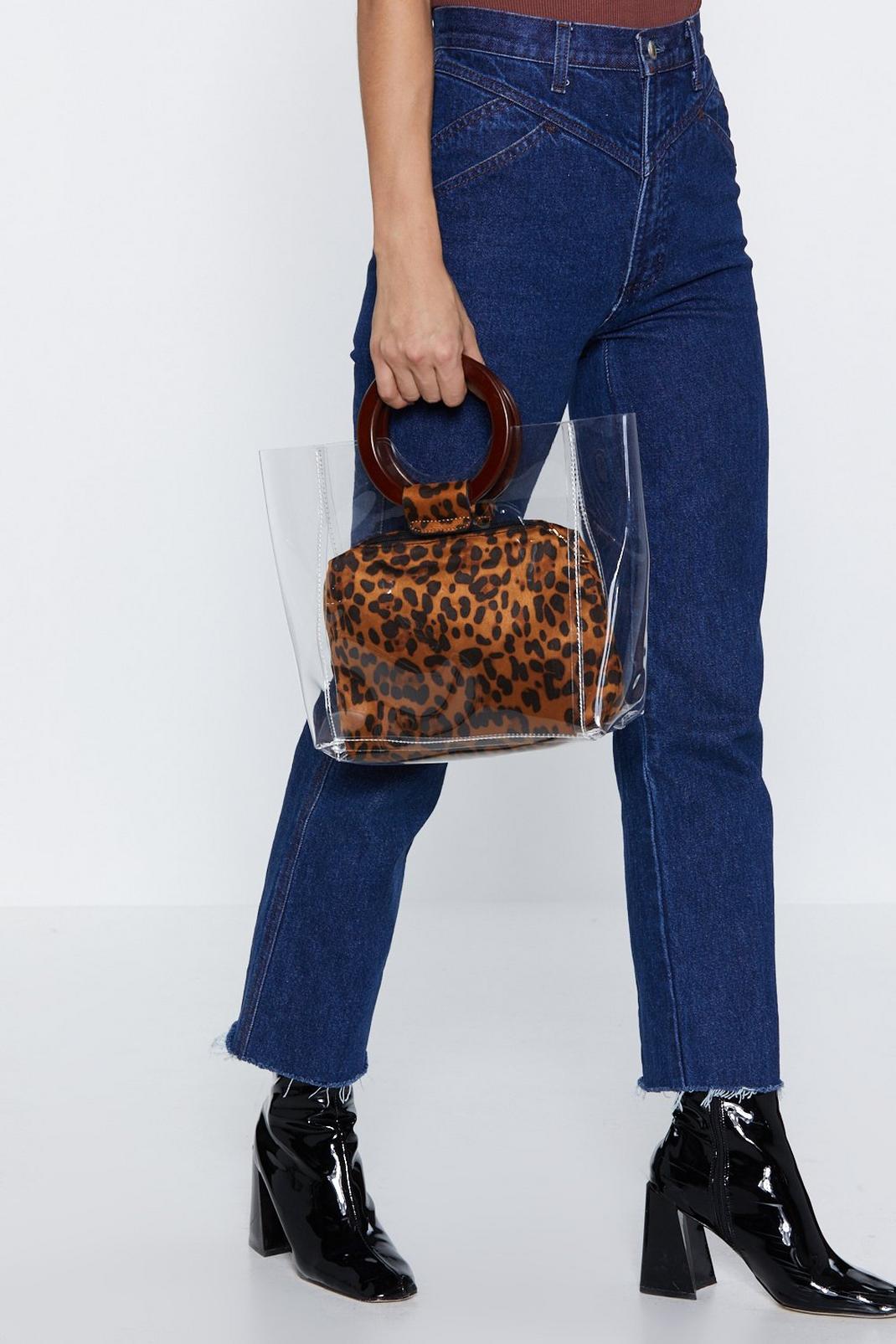 WANT Rattle Some Cages Leopard Tote Bag image number 1