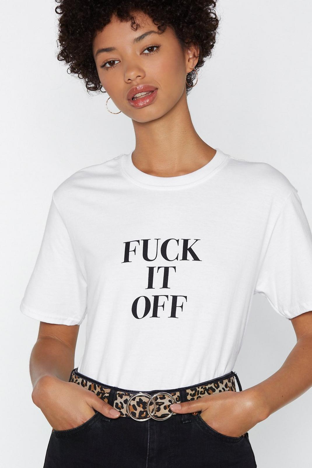 Fuck It Off Graphic Tee image number 1