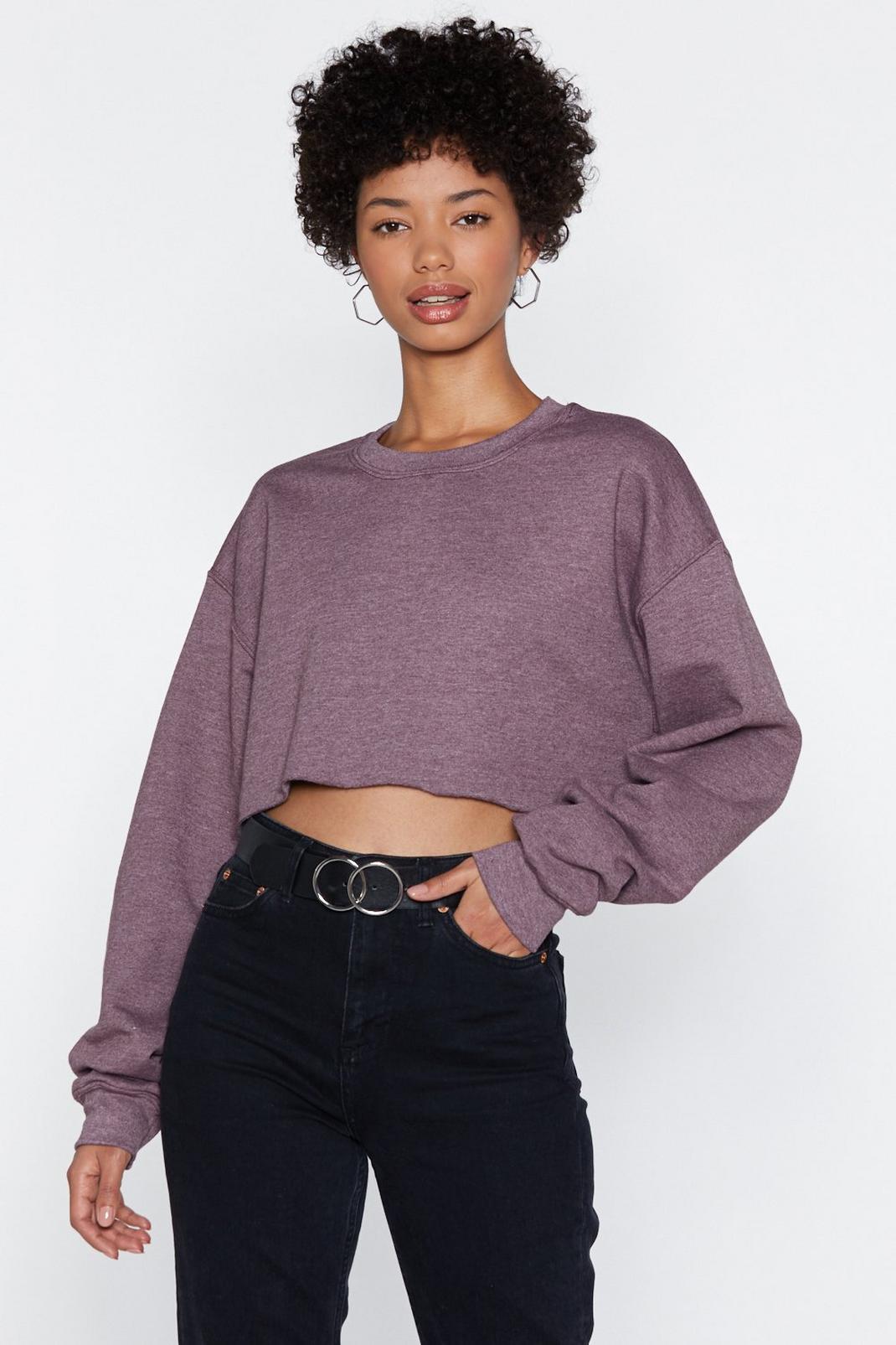 Sit Back Cropped Sweater image number 1