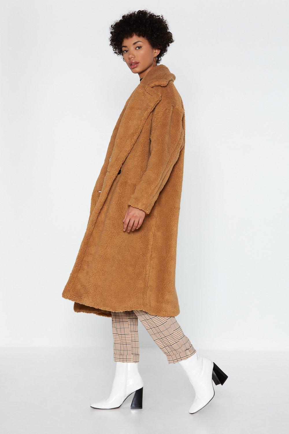 shearling fur coat