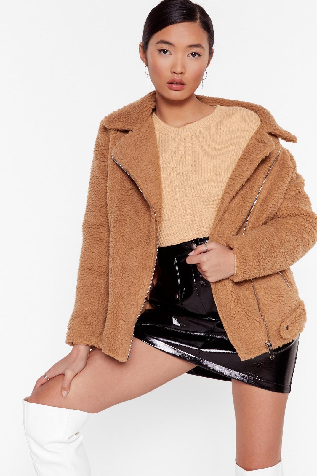 Teddy Oh Baby Faux Fur Coat image number 1