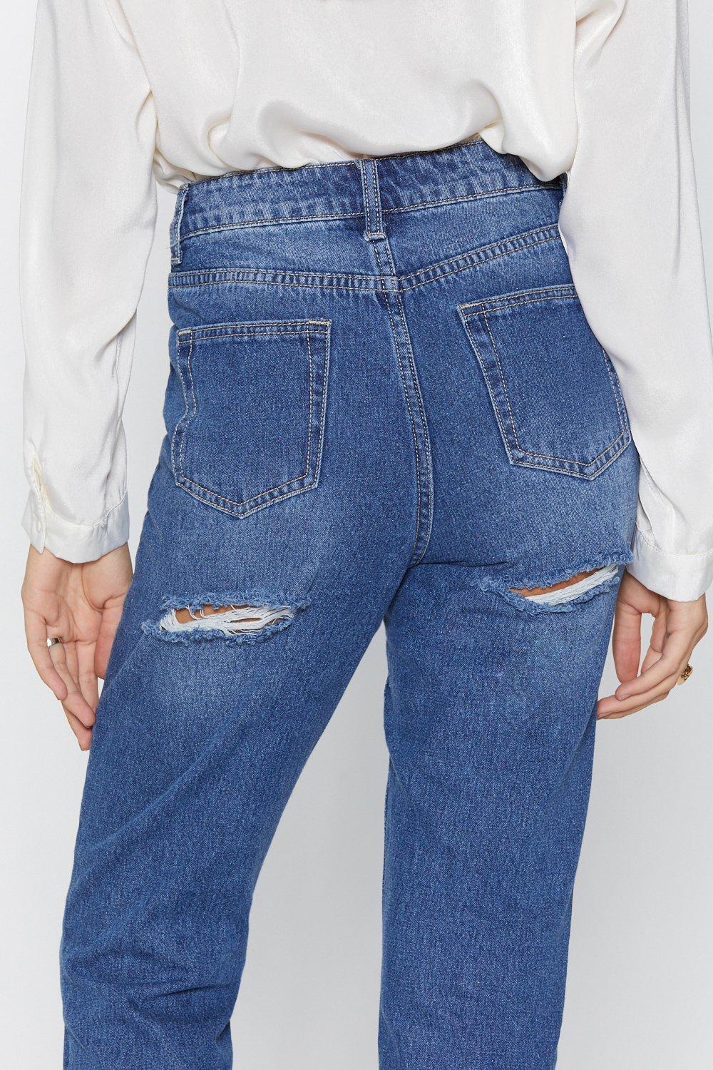 Rip under best sale bum jeans