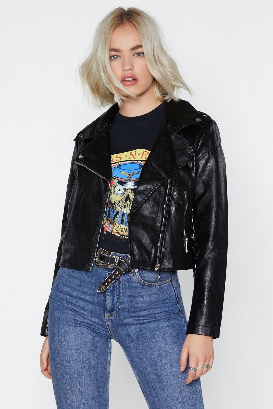Pull 'Em in Faux Leather Jacket | Nasty Gal