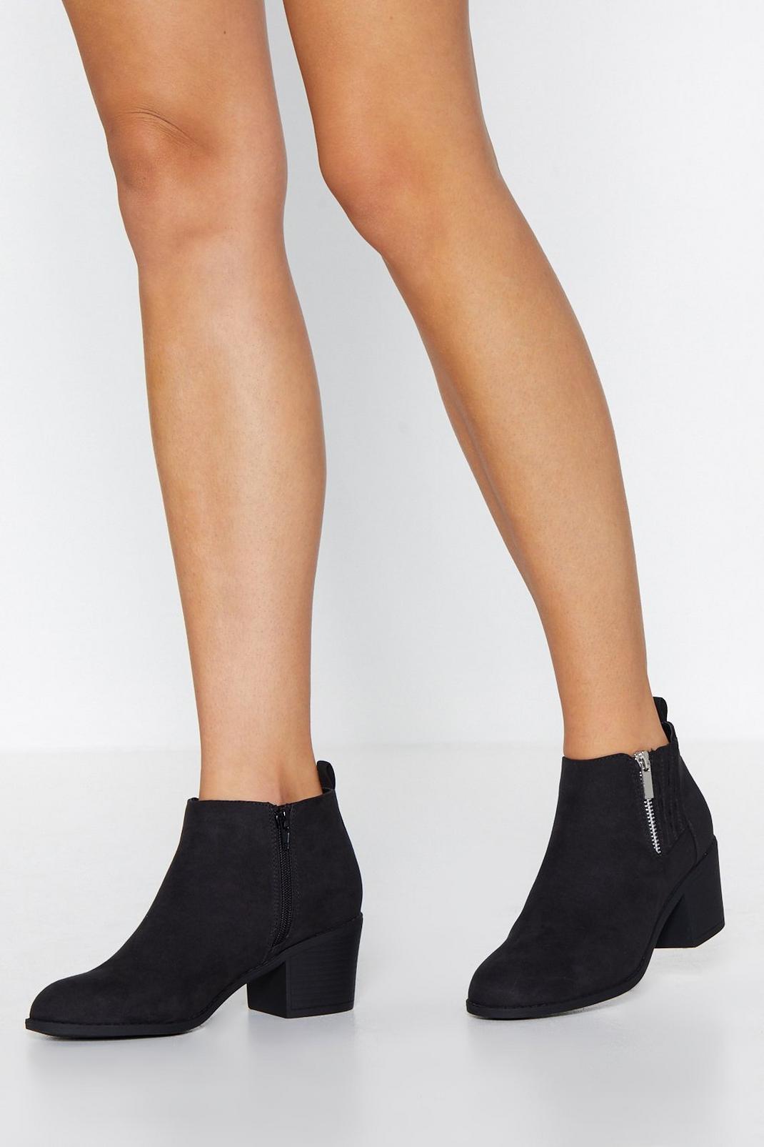 Here's a Zip For You Ankle Boot image number 1