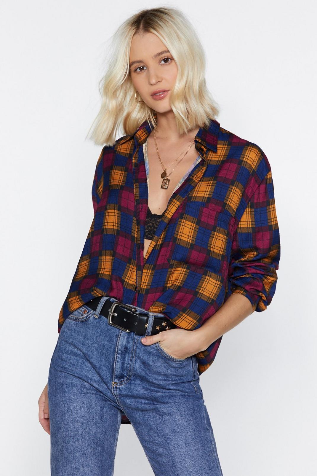 I Want You So Plaid Shirt image number 1