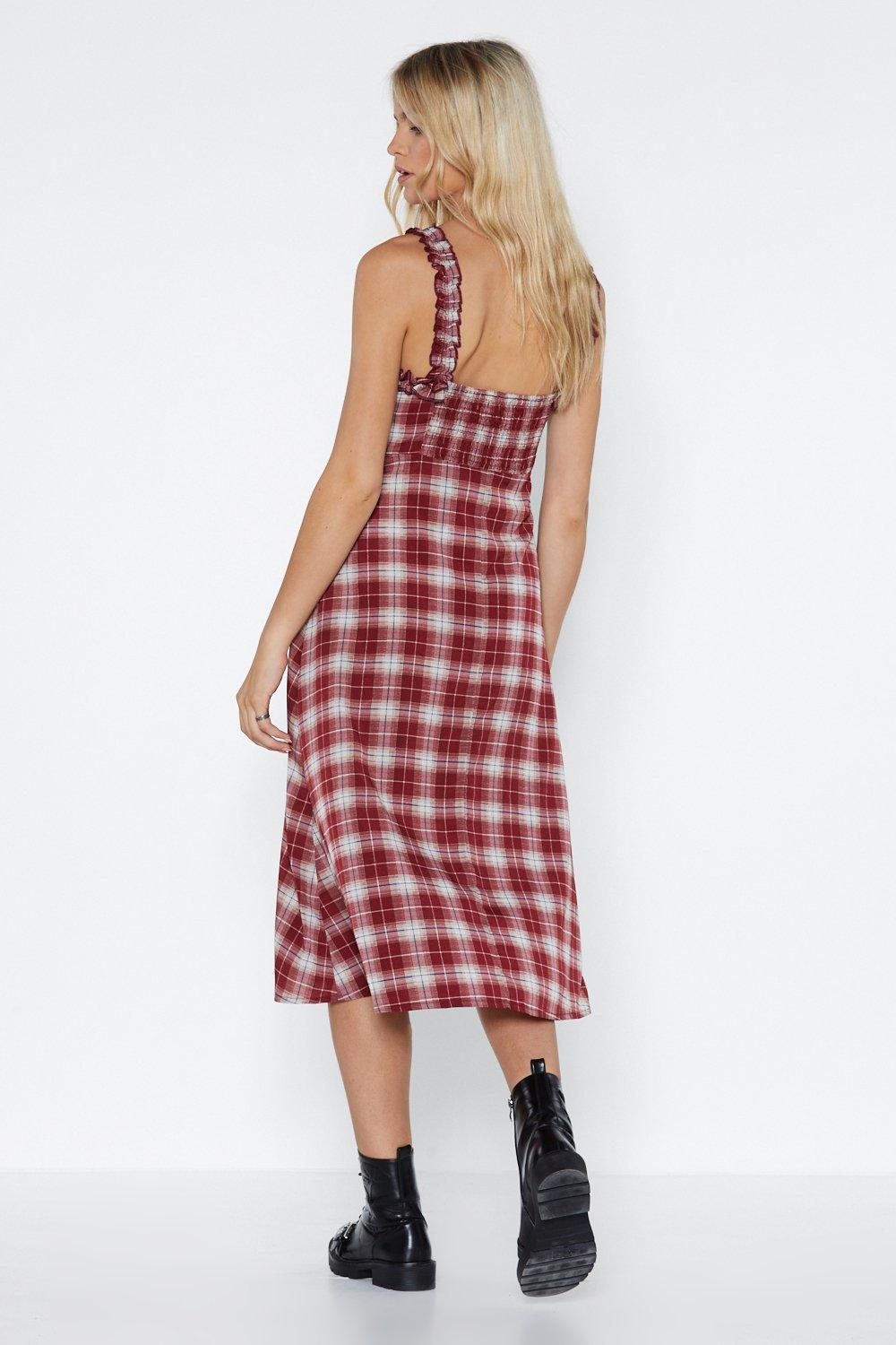 Howdy Hun Plaid Dress Nasty Gal