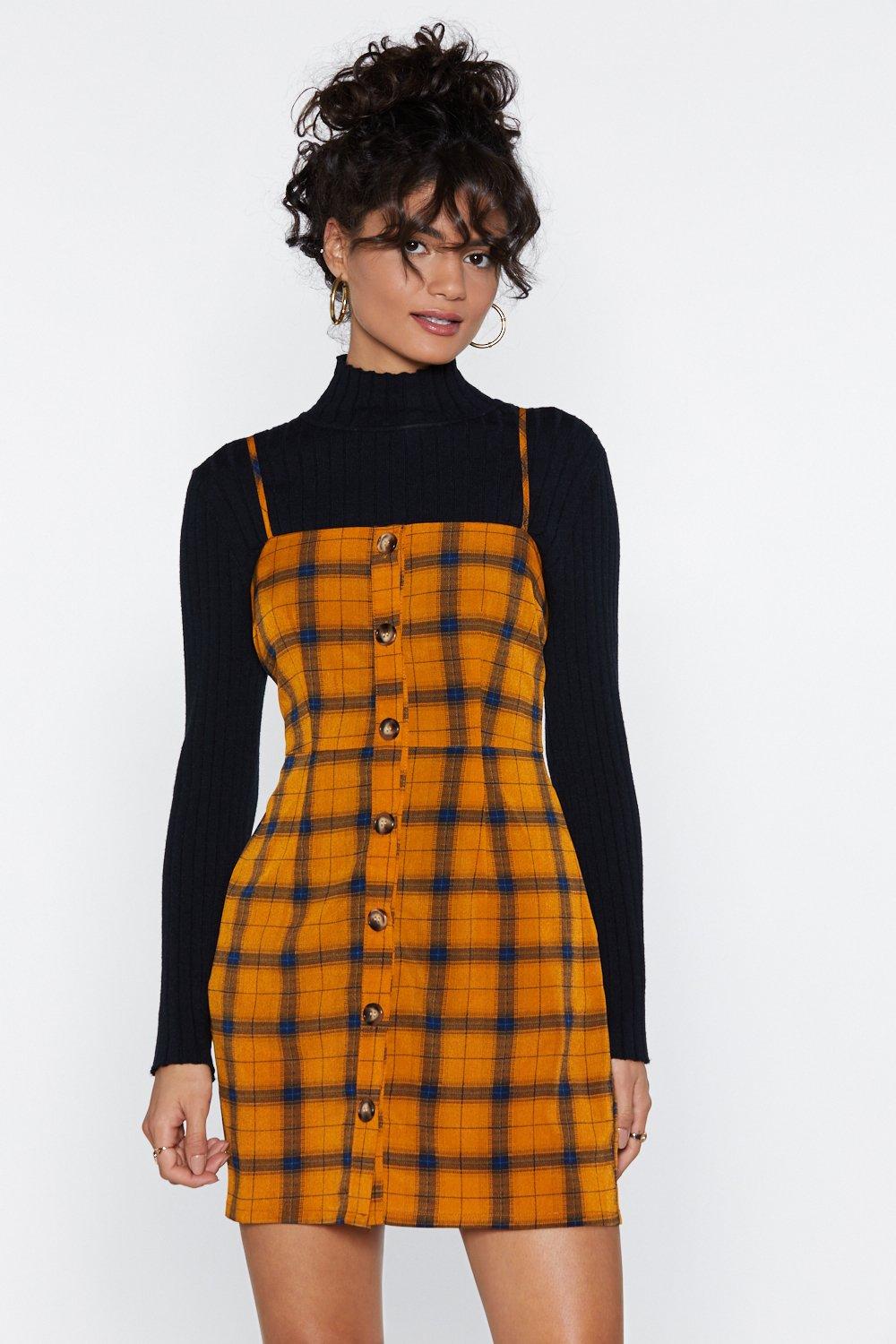 Clueless Plaid Mini Dress