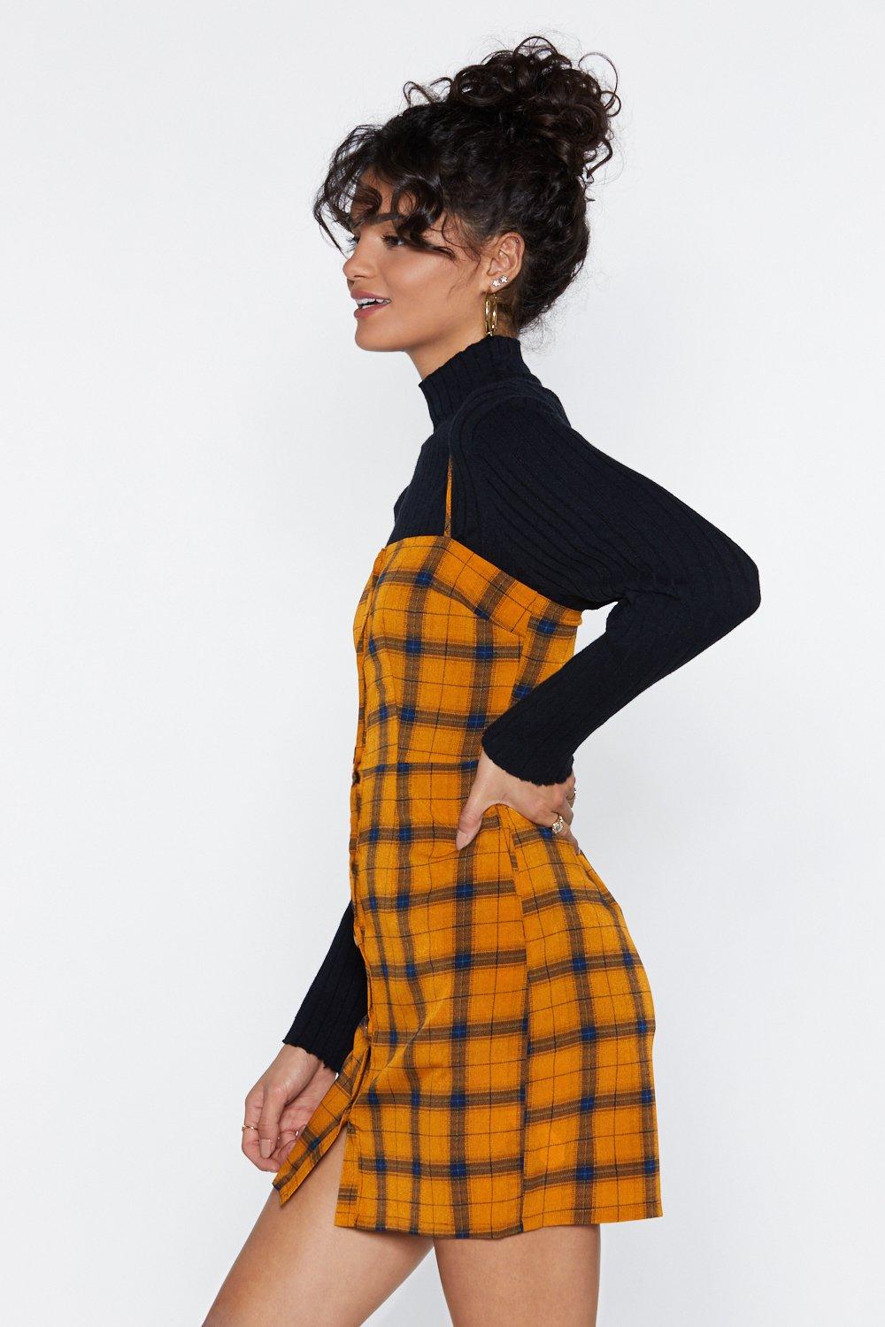 Nasty gal 2025 plaid dress