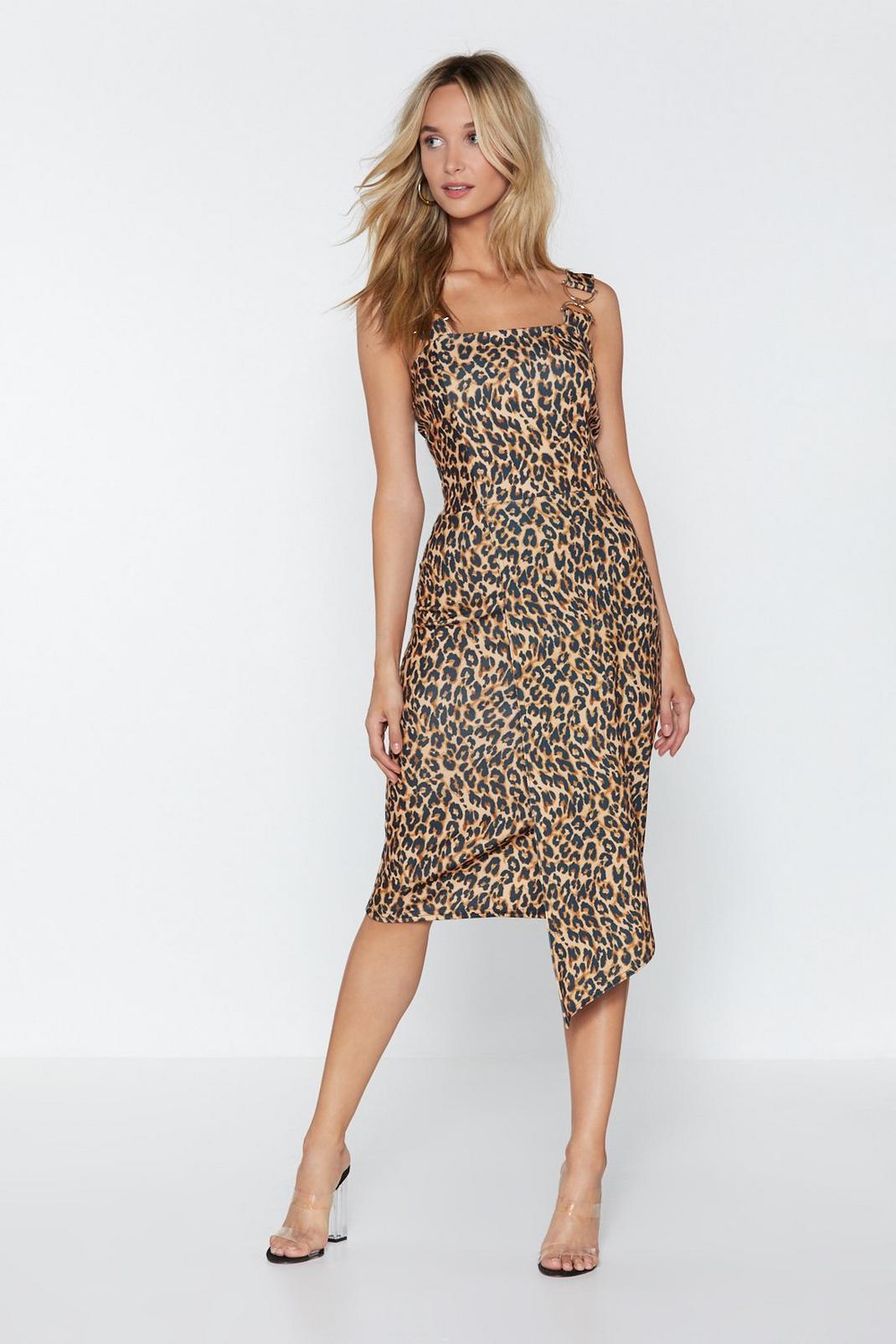 Nothing Purr-sonal Leopard Dress image number 1