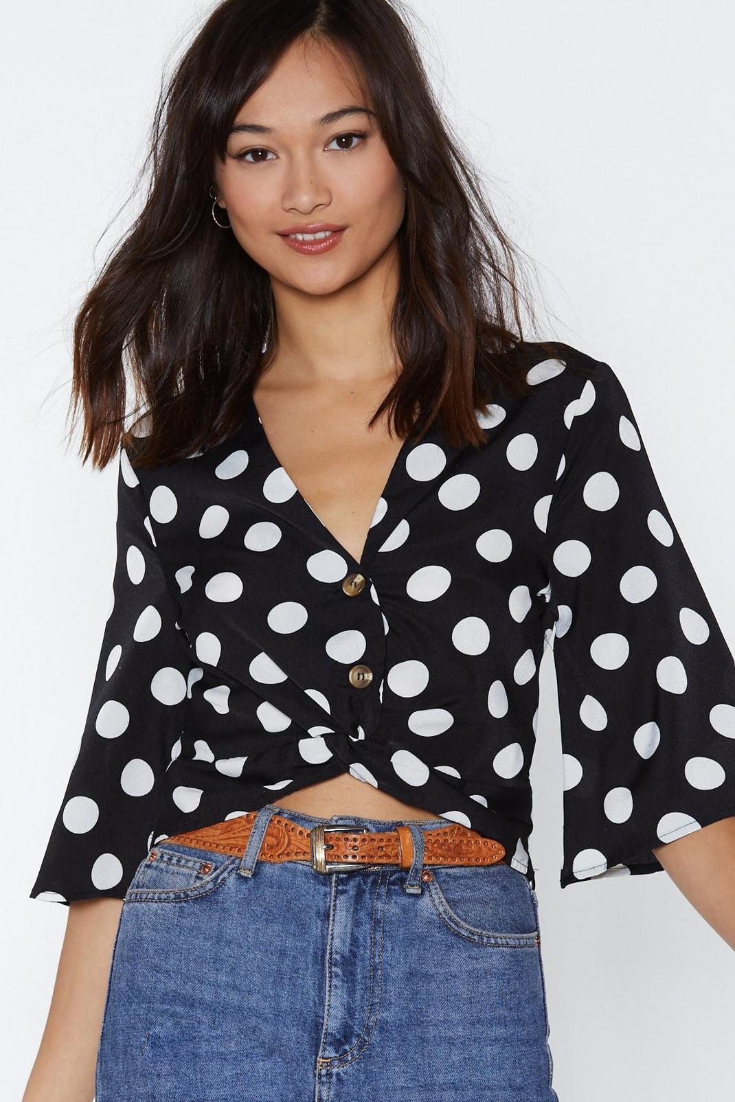 Be My Baby Polka Dot Top image number 1