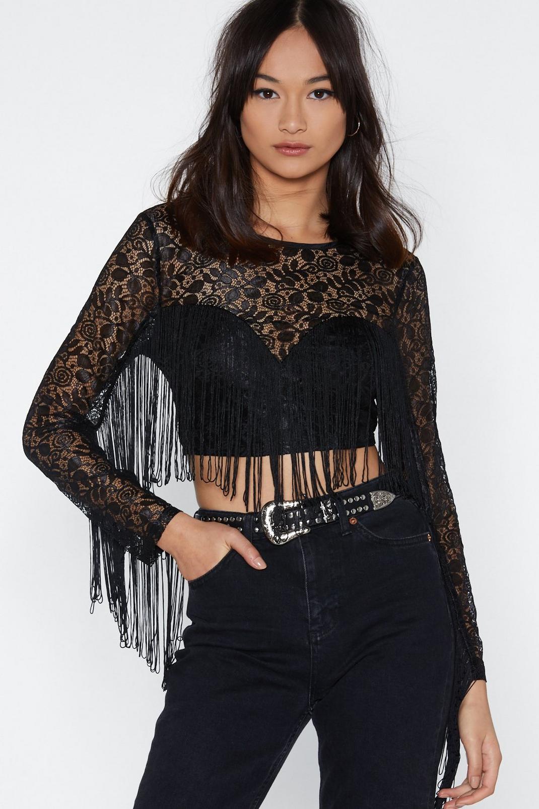One Sway or Another Lace Top image number 1