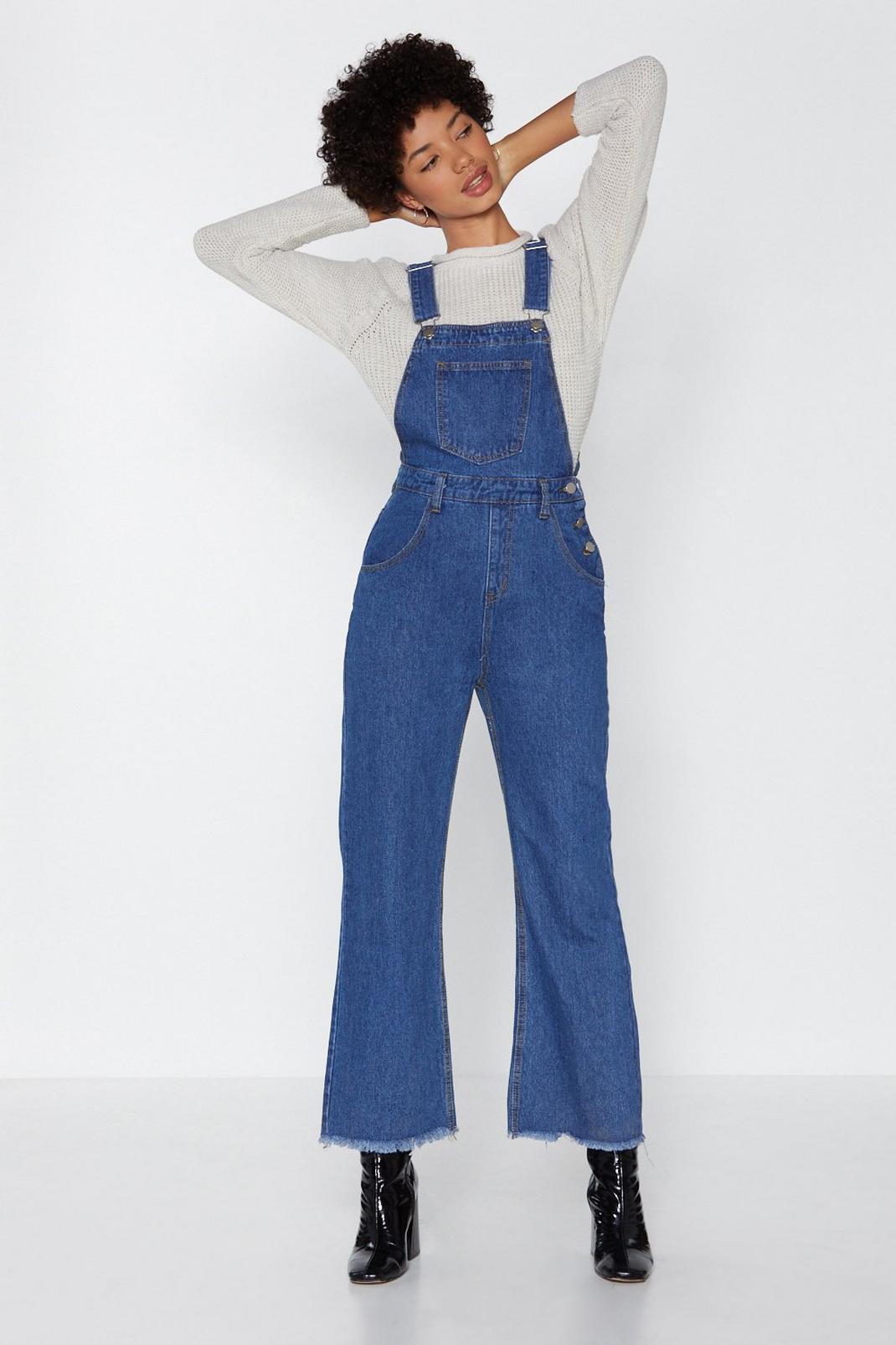 There She Goes Denim Overalls image number 1