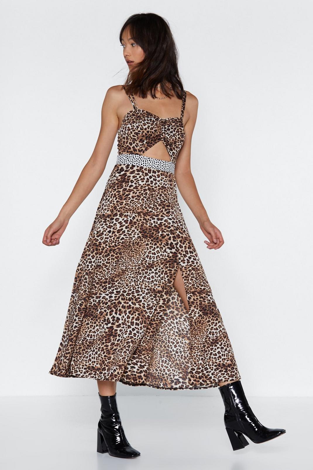 Heat of the Meow-ment Leopard Dress image number 1