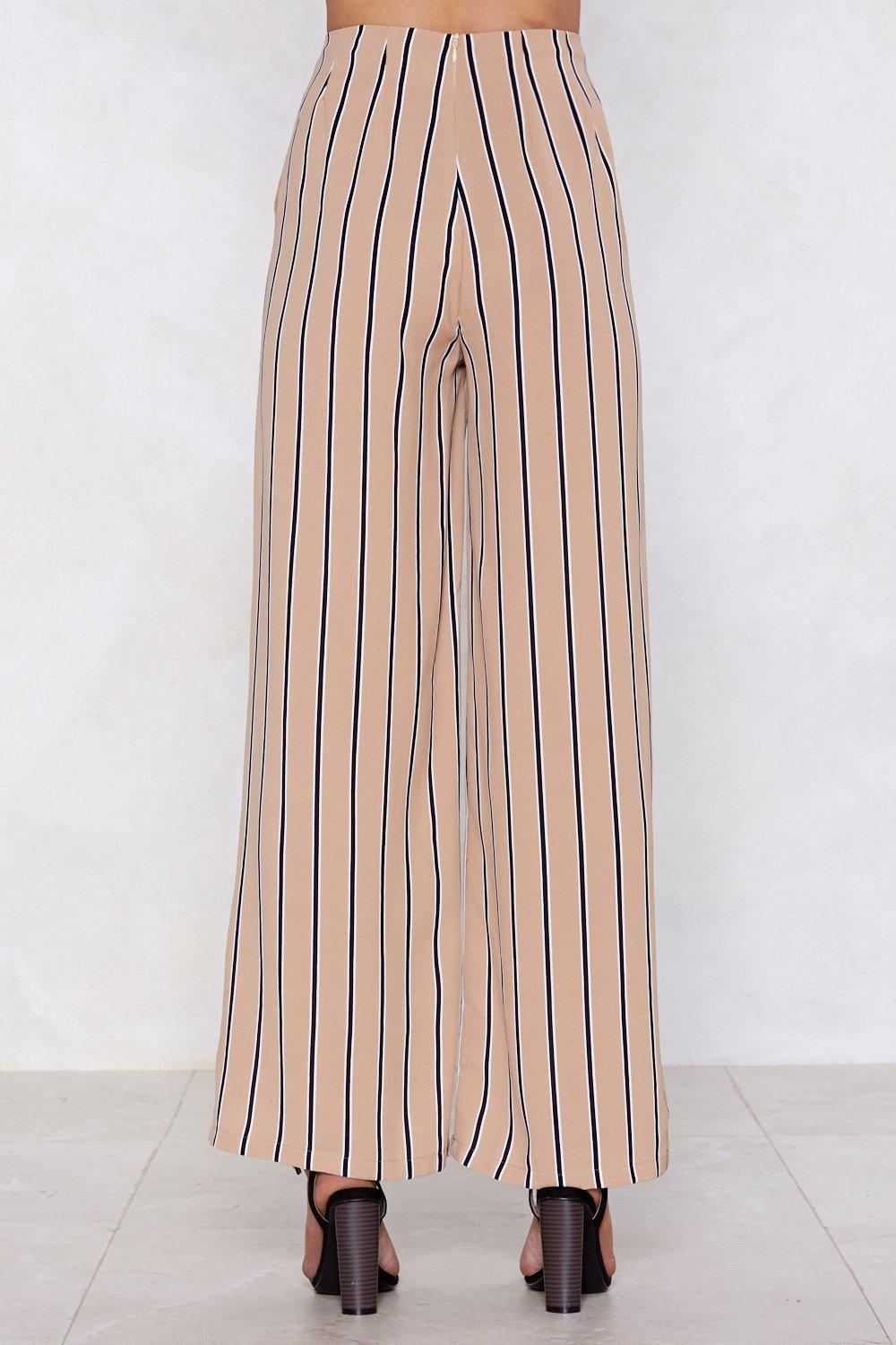 Nasty gal hot sale striped pants