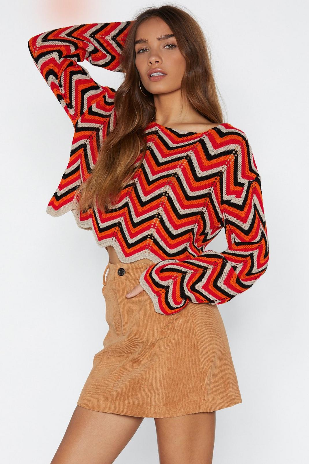 Fault Line Chevron Sweater image number 1