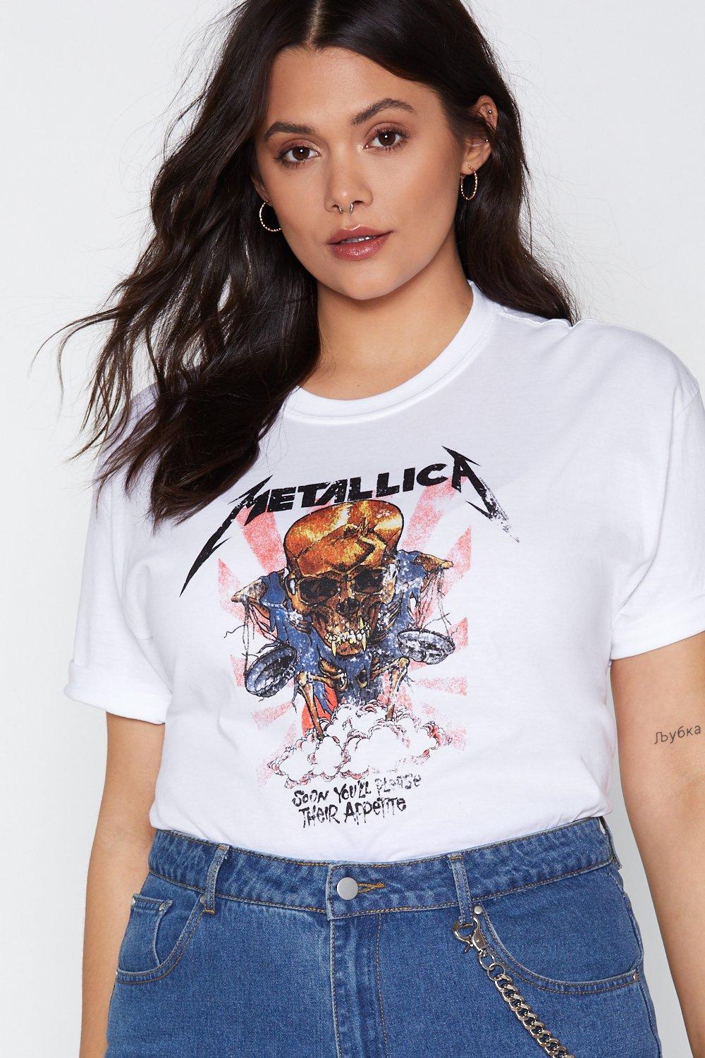 metallica graphic tee