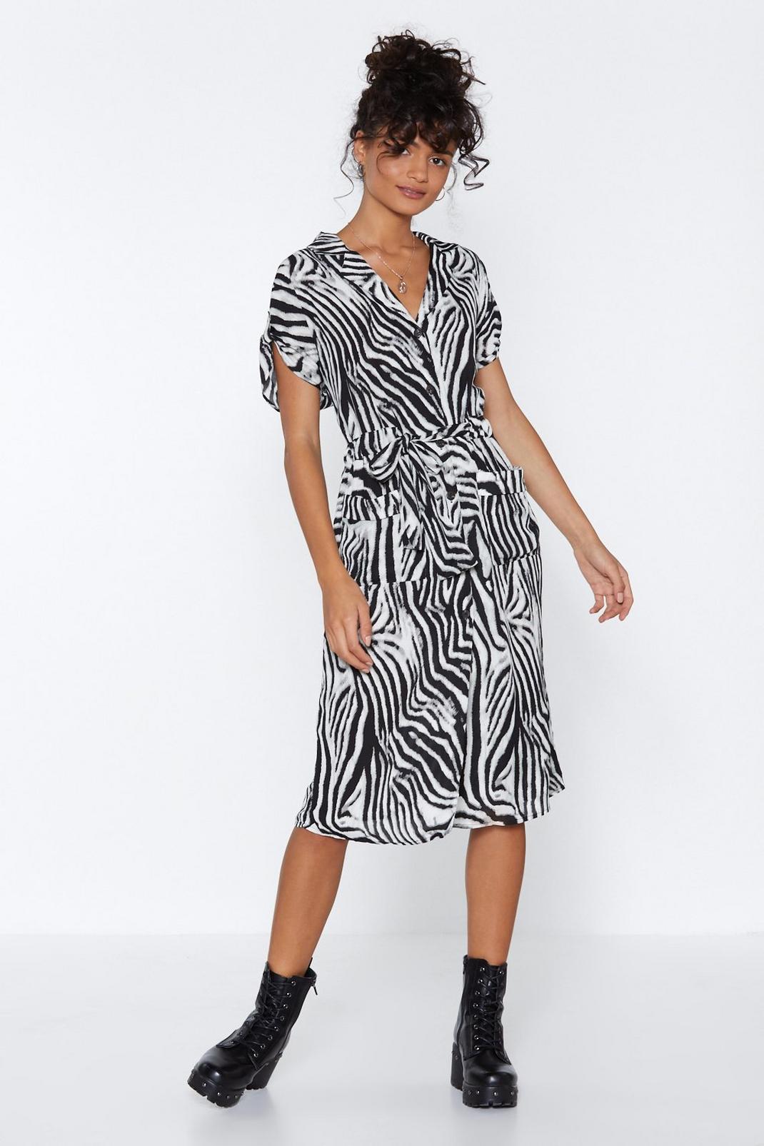 Guess What We Herd Zebra Dress image number 1