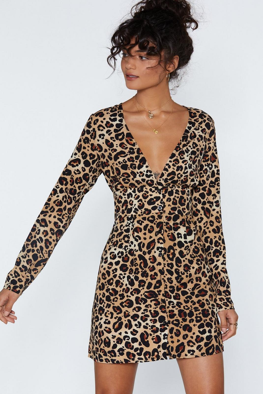 Robe à imprimé léopard Trop Rapide image number 1