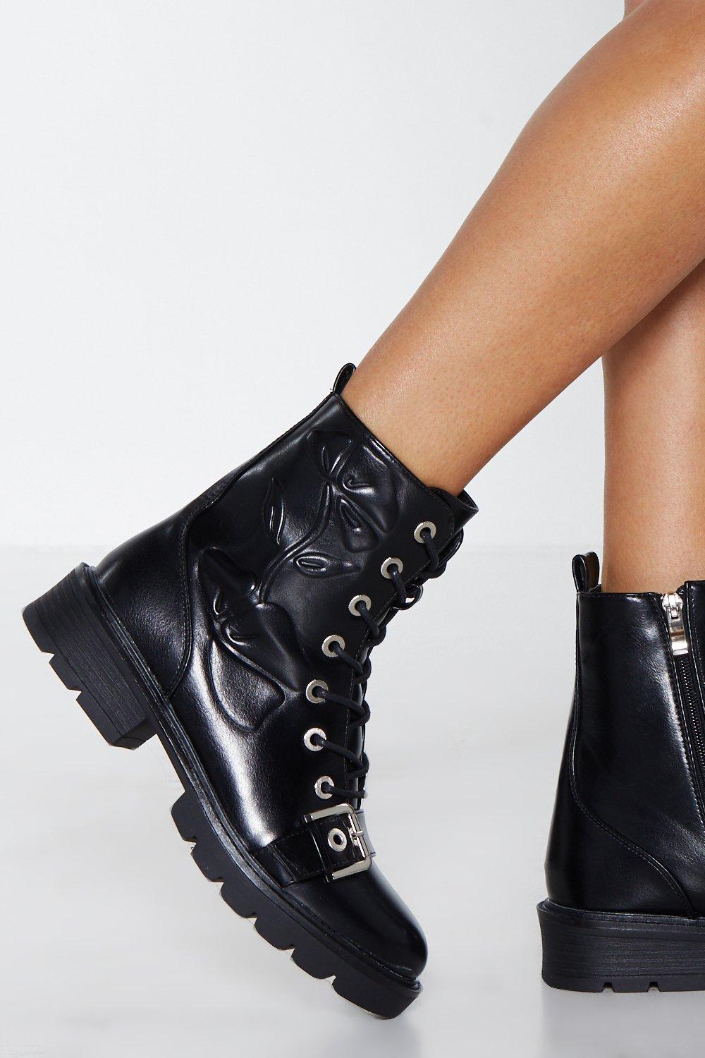 nasty gal biker boots