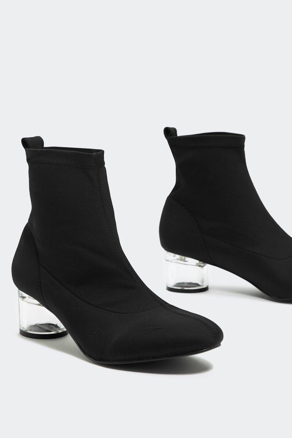 sock ankle boots