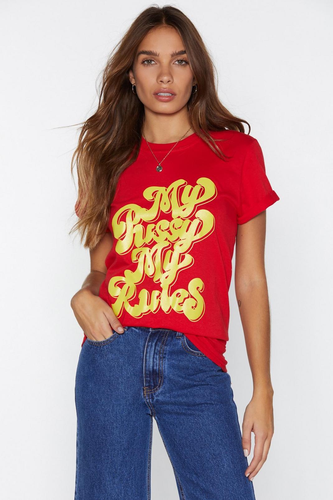 MTV Staying Alive My Pussy My Rules Tee image number 1