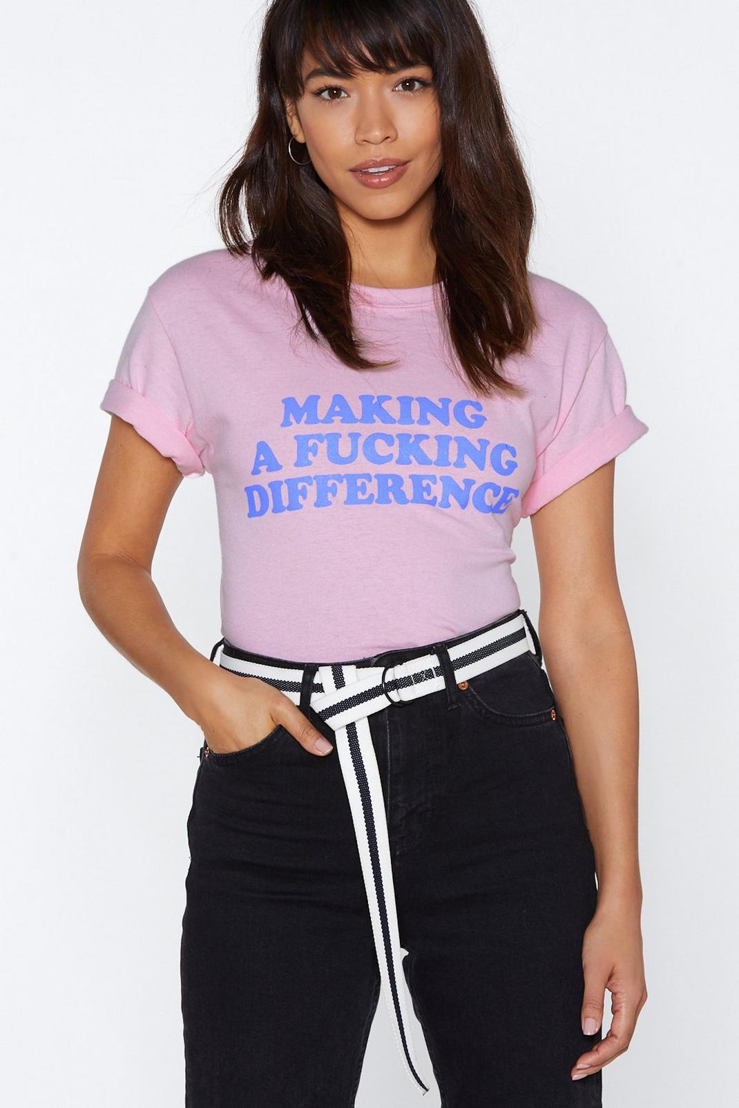 MTV Staying Alive Making a Fucking Difference Tee image number 1