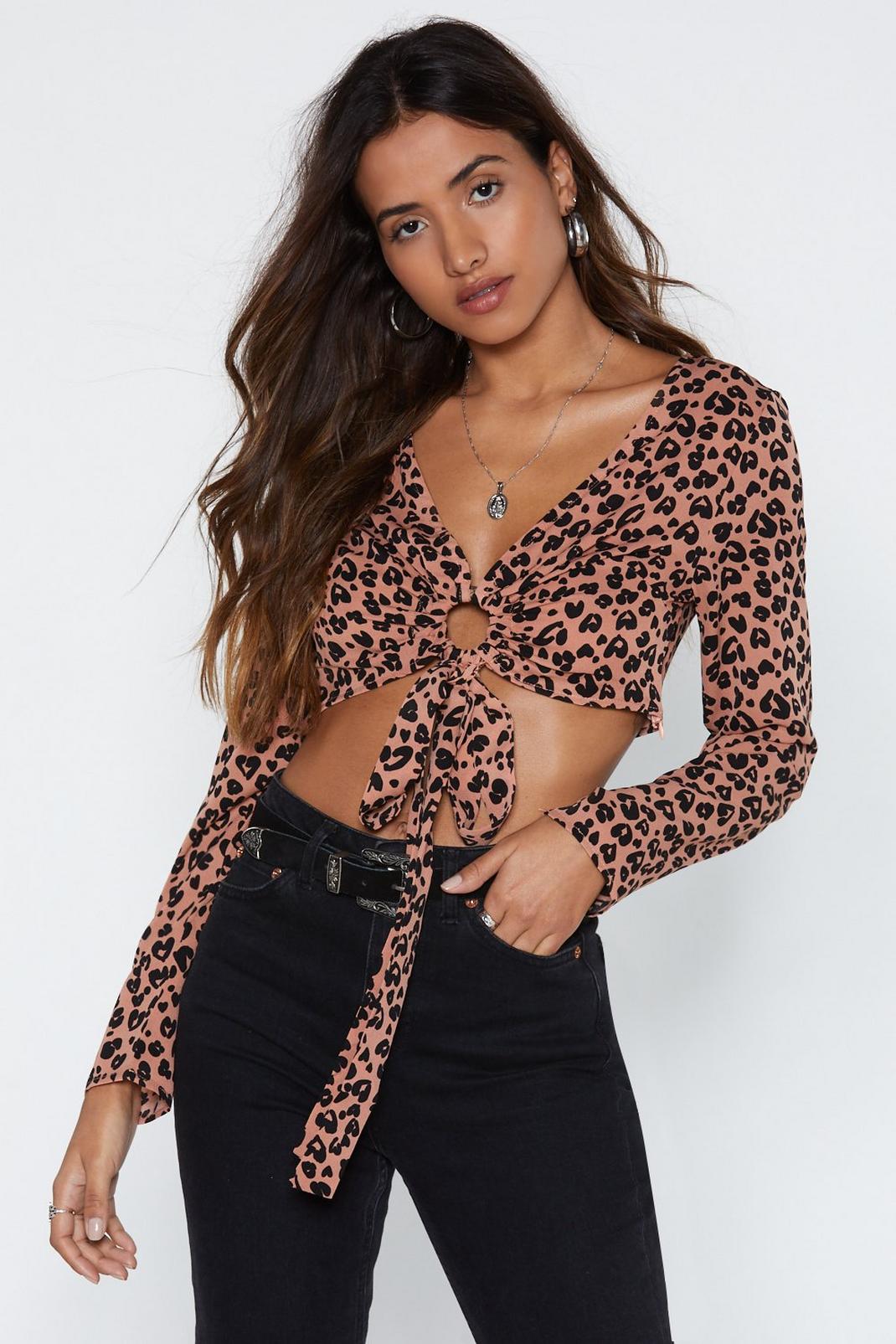 Give Me a Ring Leopard Top image number 1