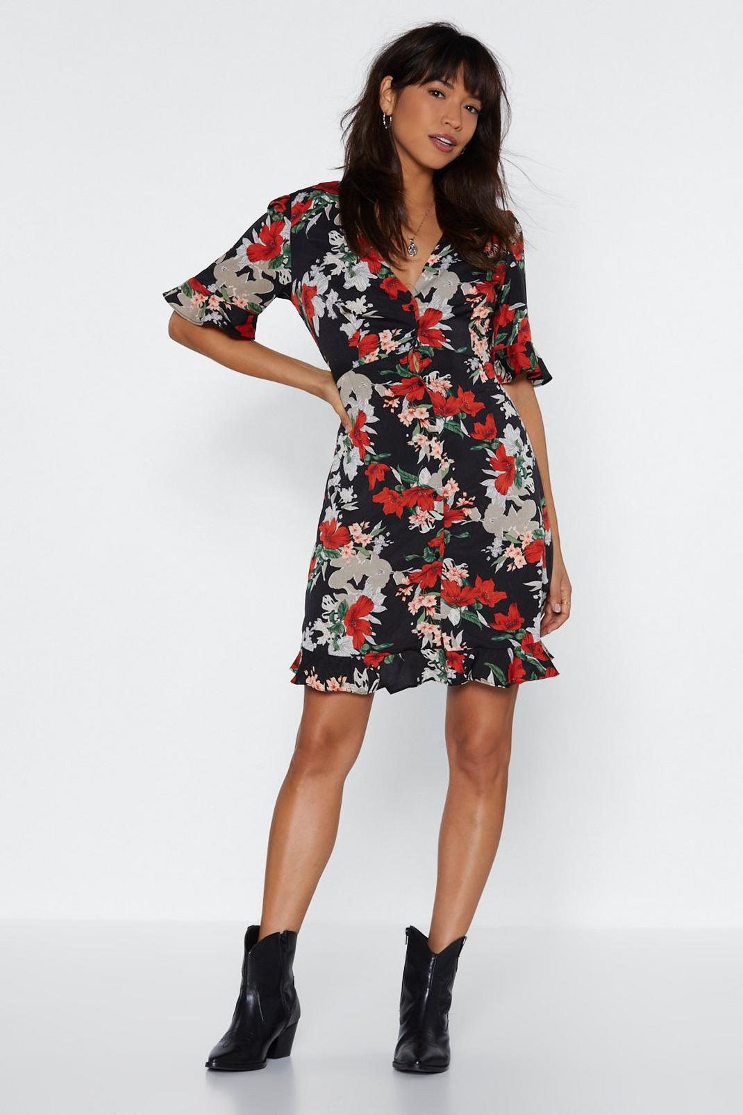 Got a Good Thing Growing Floral Dress image number 1