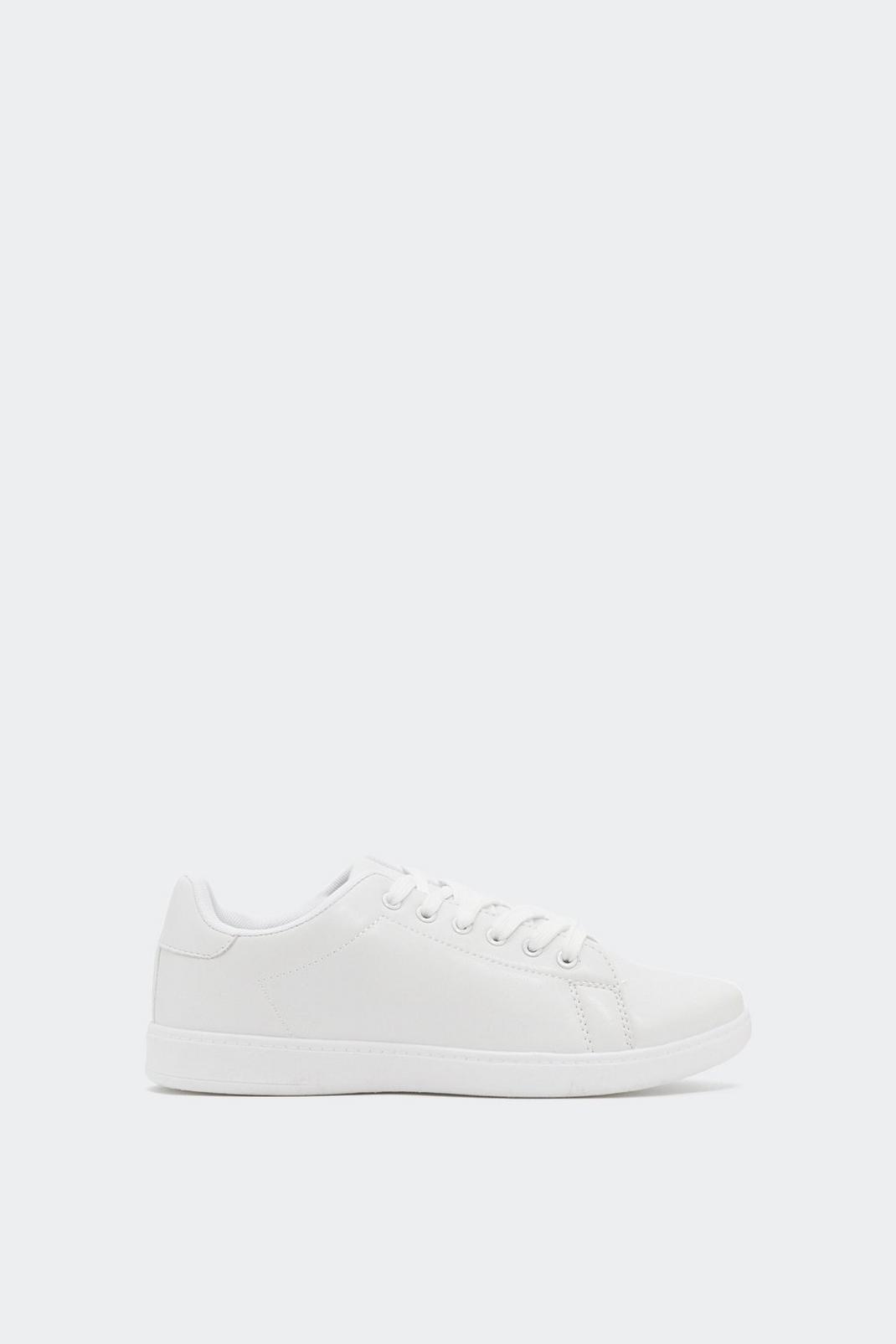 Clean Up Your Act Faux Leather Sneaker | Nasty Gal