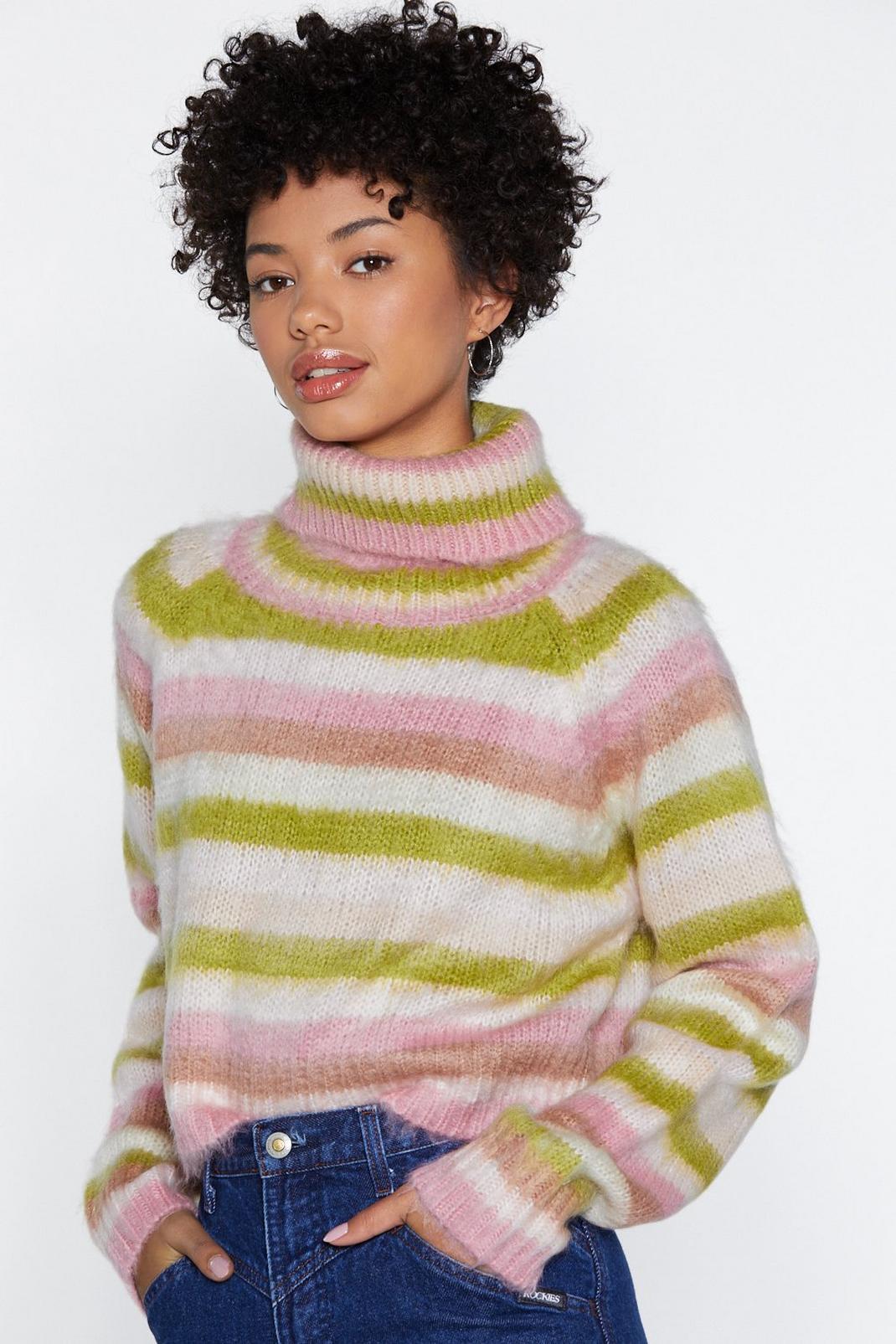 Blur the Lines Striped Sweater image number 1