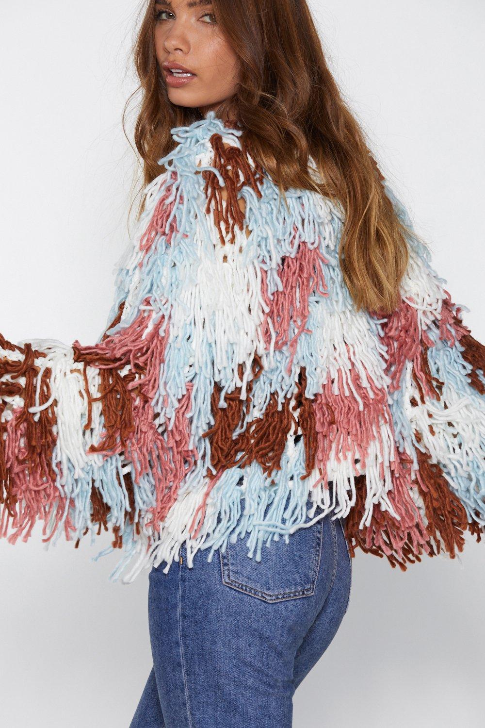 Shaggy clearance cardigan missguided