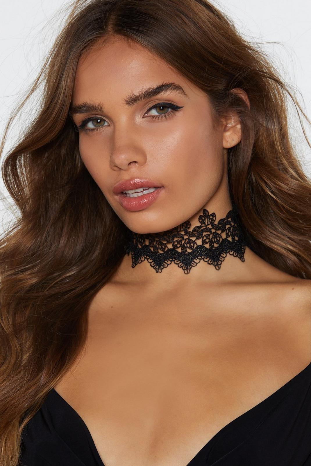 In Lace Than No Time Choker image number 1
