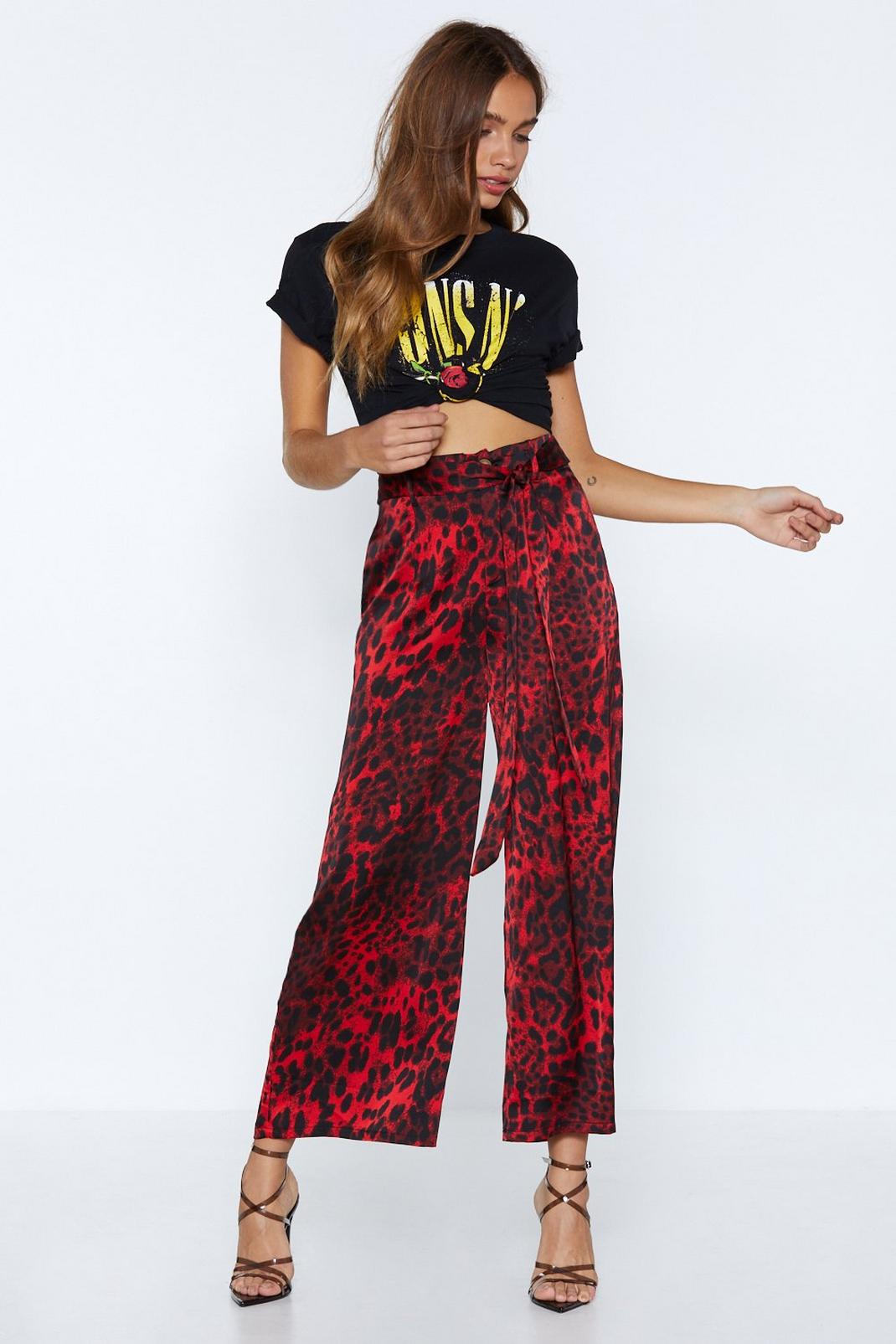 Deeper and Down Leopard Pants image number 1
