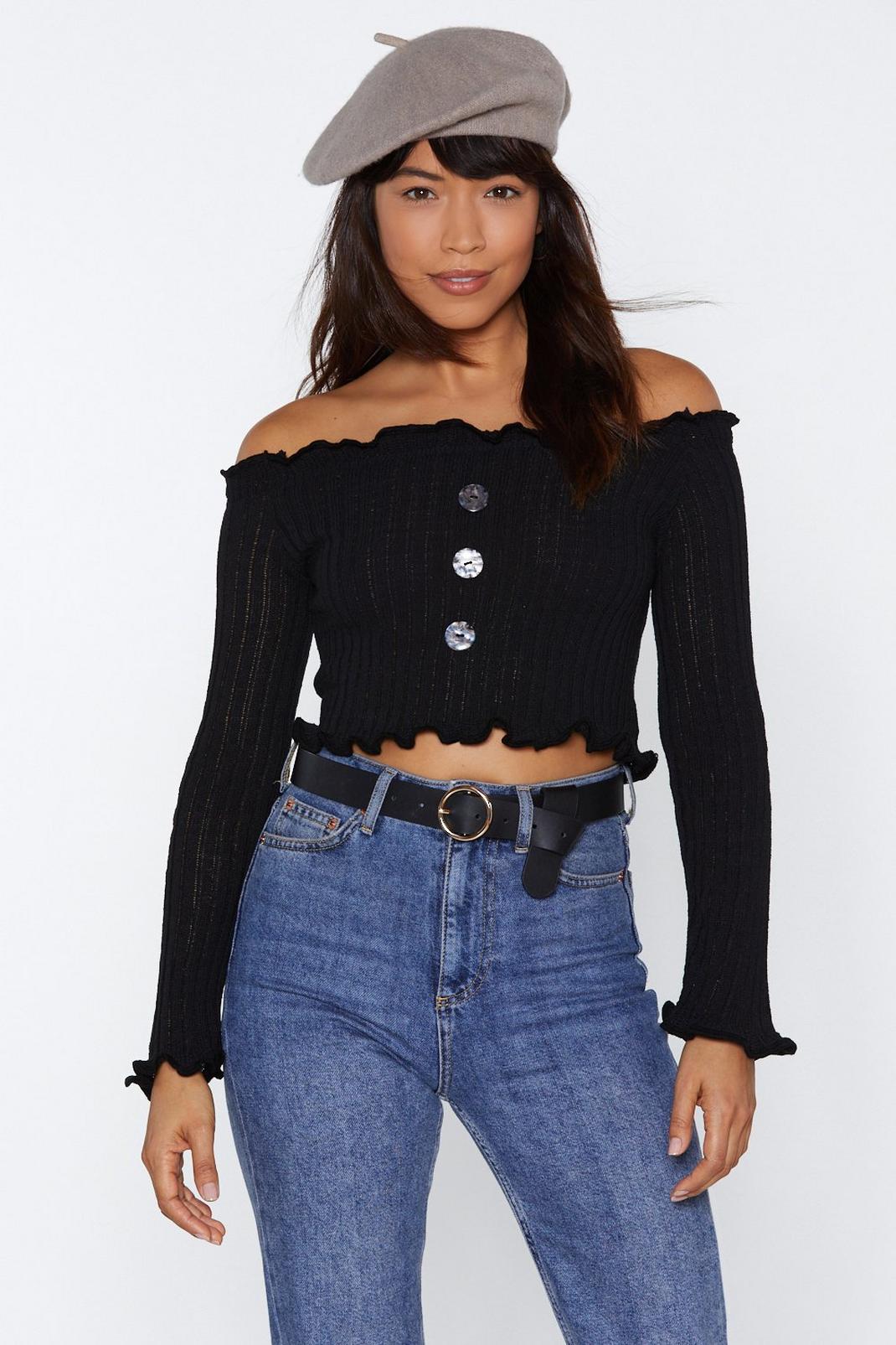 If Knit's Meant to Be Crop Top image number 1