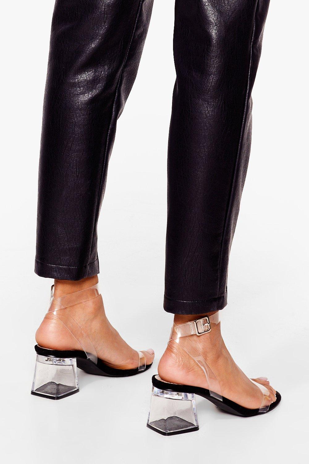 Nasty gal best sale clear shoes